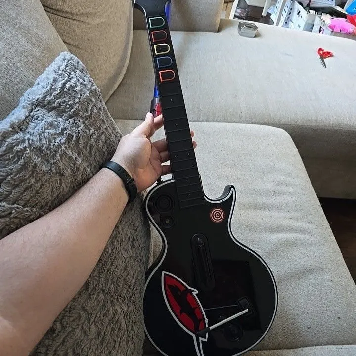 Product image for Guitar Hero Gibson Les Paul Wireless Controller No Dongle PS3 tested working 