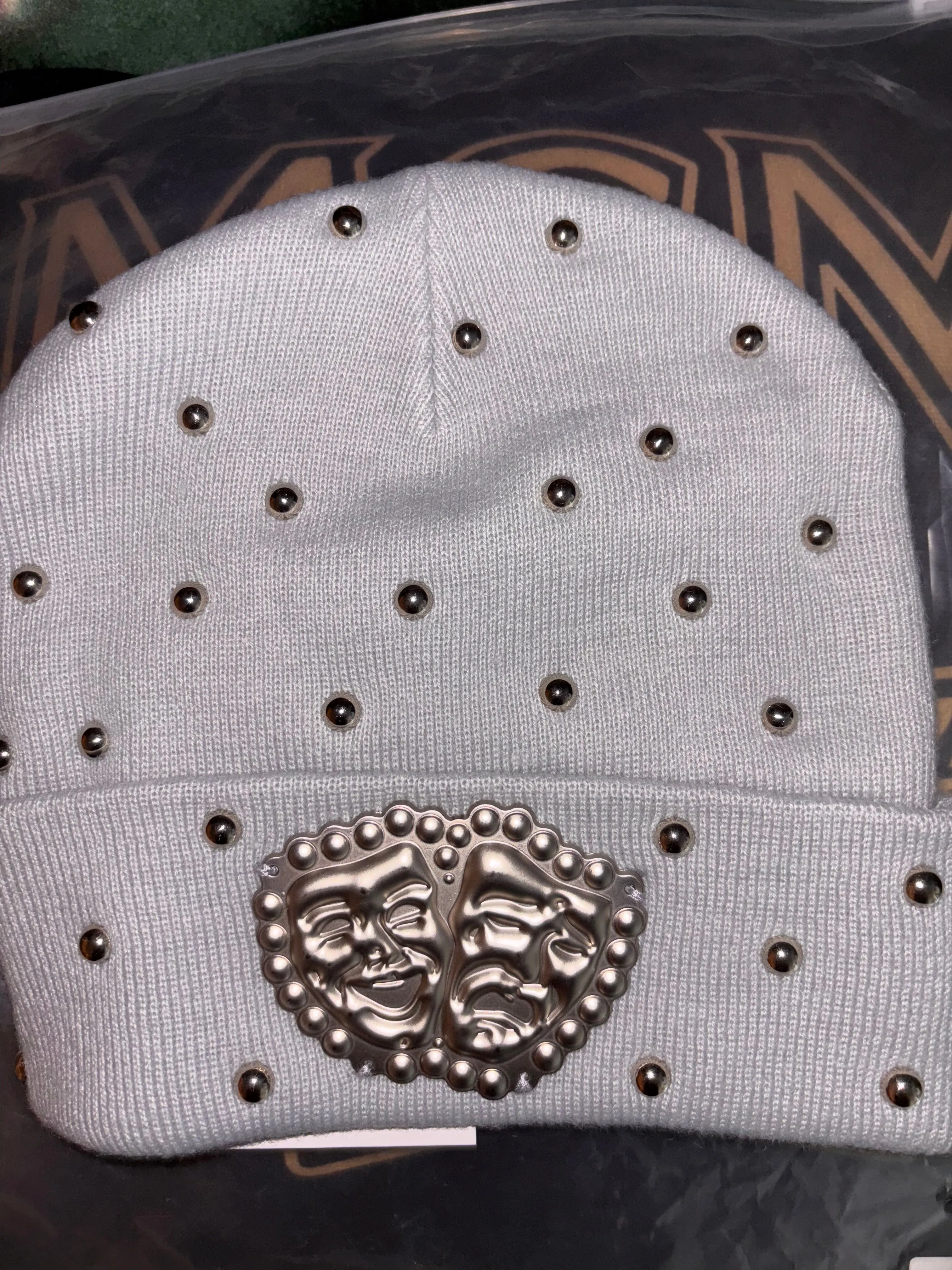 Product image for Asaali Beanie Studded Grey