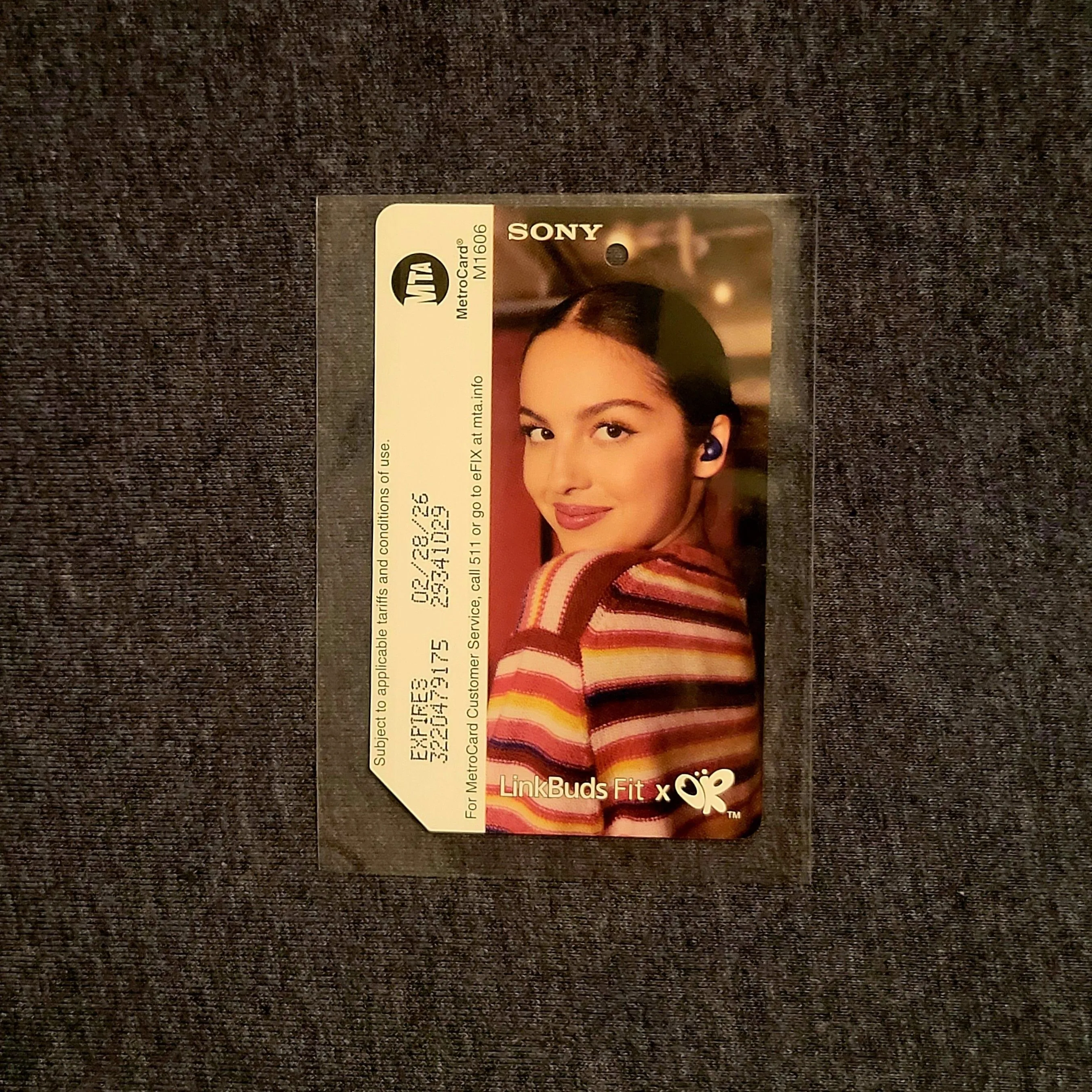 Product image for Olivia Rodrigo Metrocard