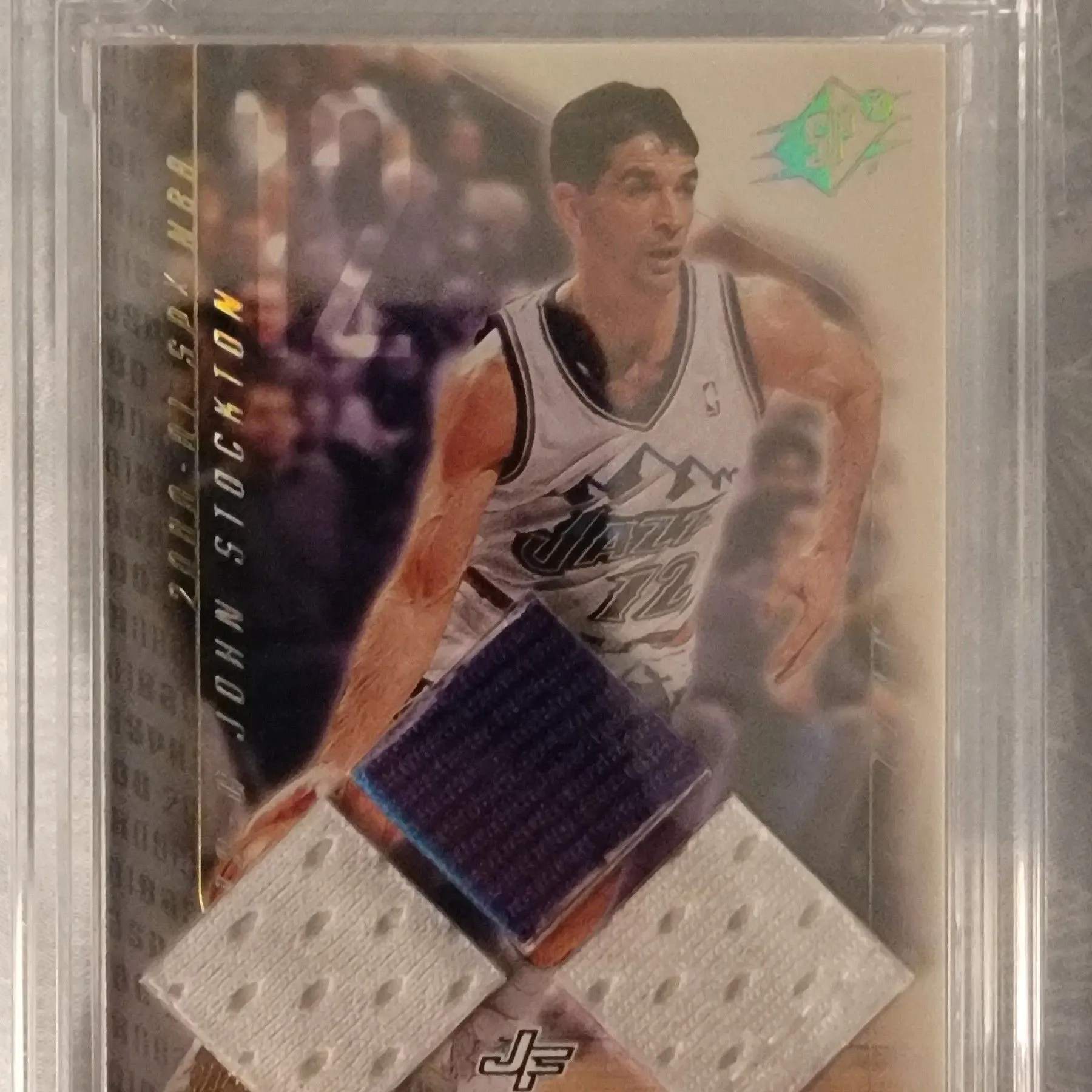 Product image for John Stockton Jersey Fusion 3/25 Triple Patch