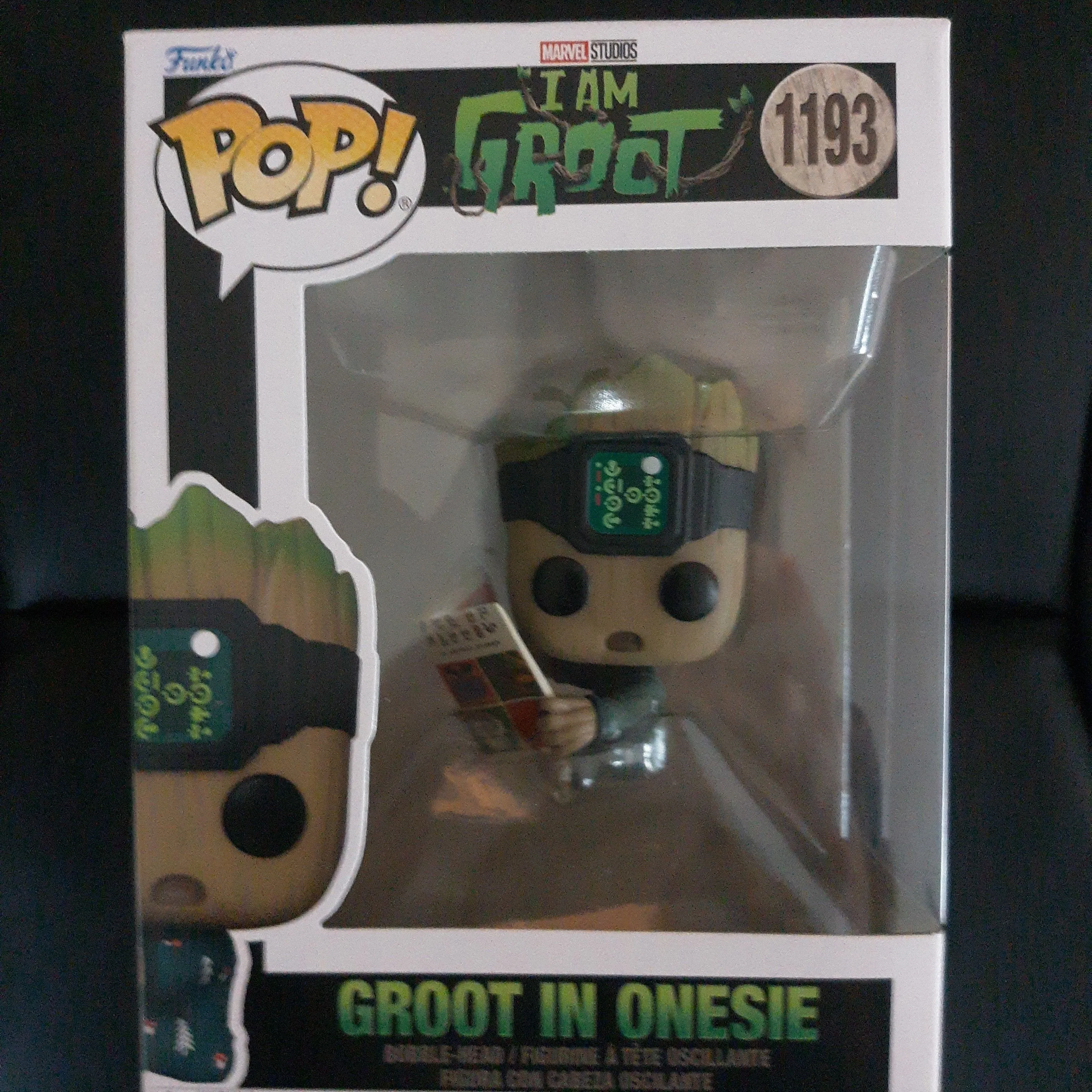 Product image for groot in onesie 