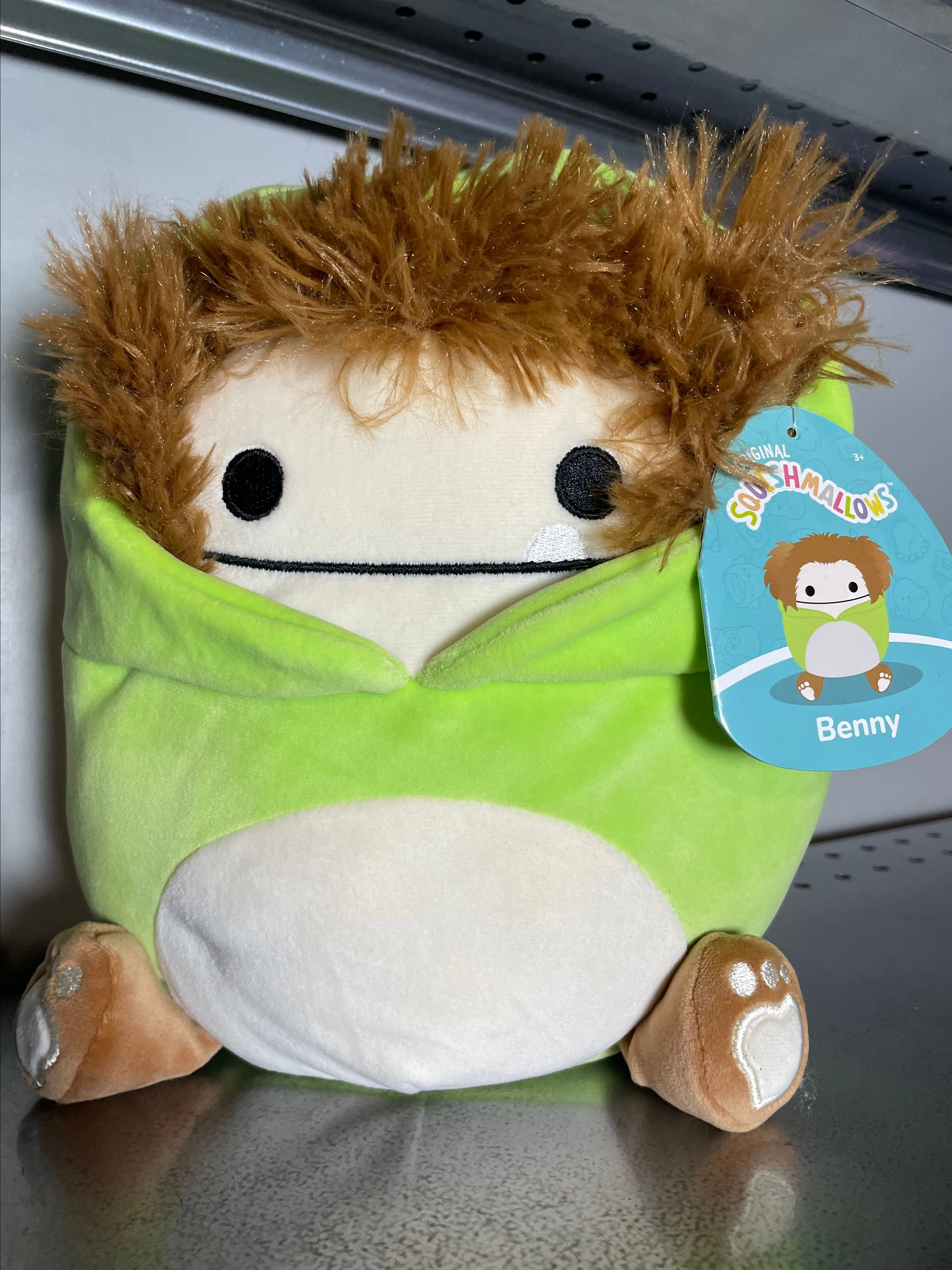 Product image for Squishmallows Benny Bigfoot in Frog Costume 8” nwt