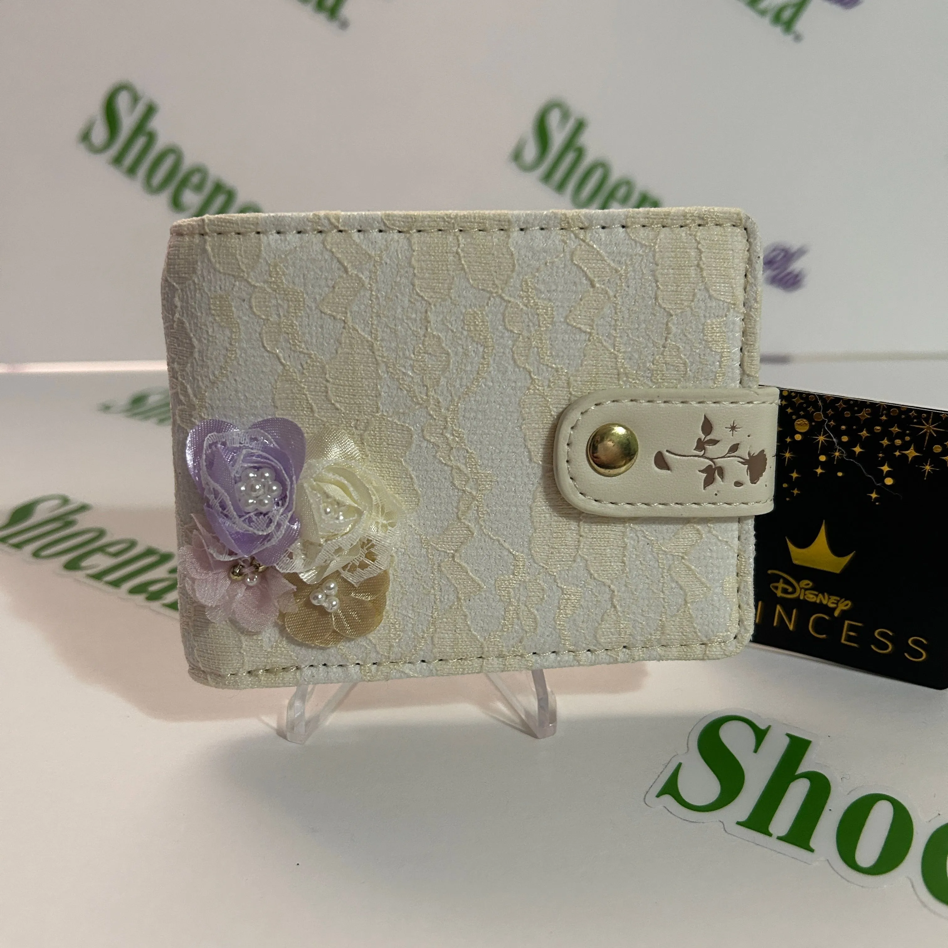 Product image for Loungefly Wallet Disney Beauty and the Beast Belle Ballroom Dance Lace Floral