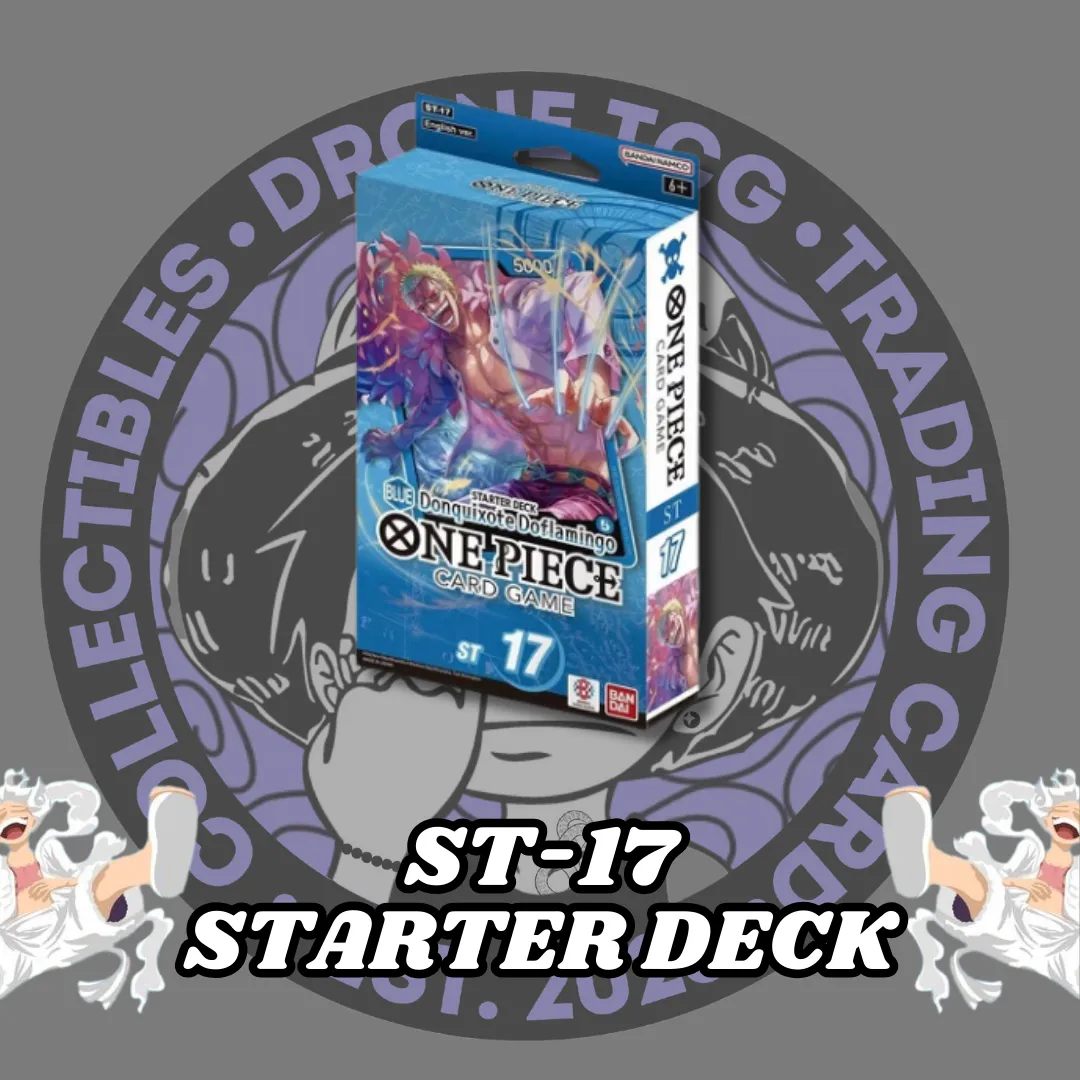 one piece card game starter deck 17 One Piece: Donquixote Doflamingo Starter Deck [ST-17-BLUE] main image 1