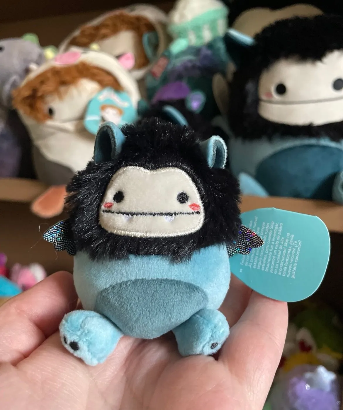 Product image for Squishmallows micromallows Bigfoot Skip the Bigfoot Bat Hybrid Soft Plush New