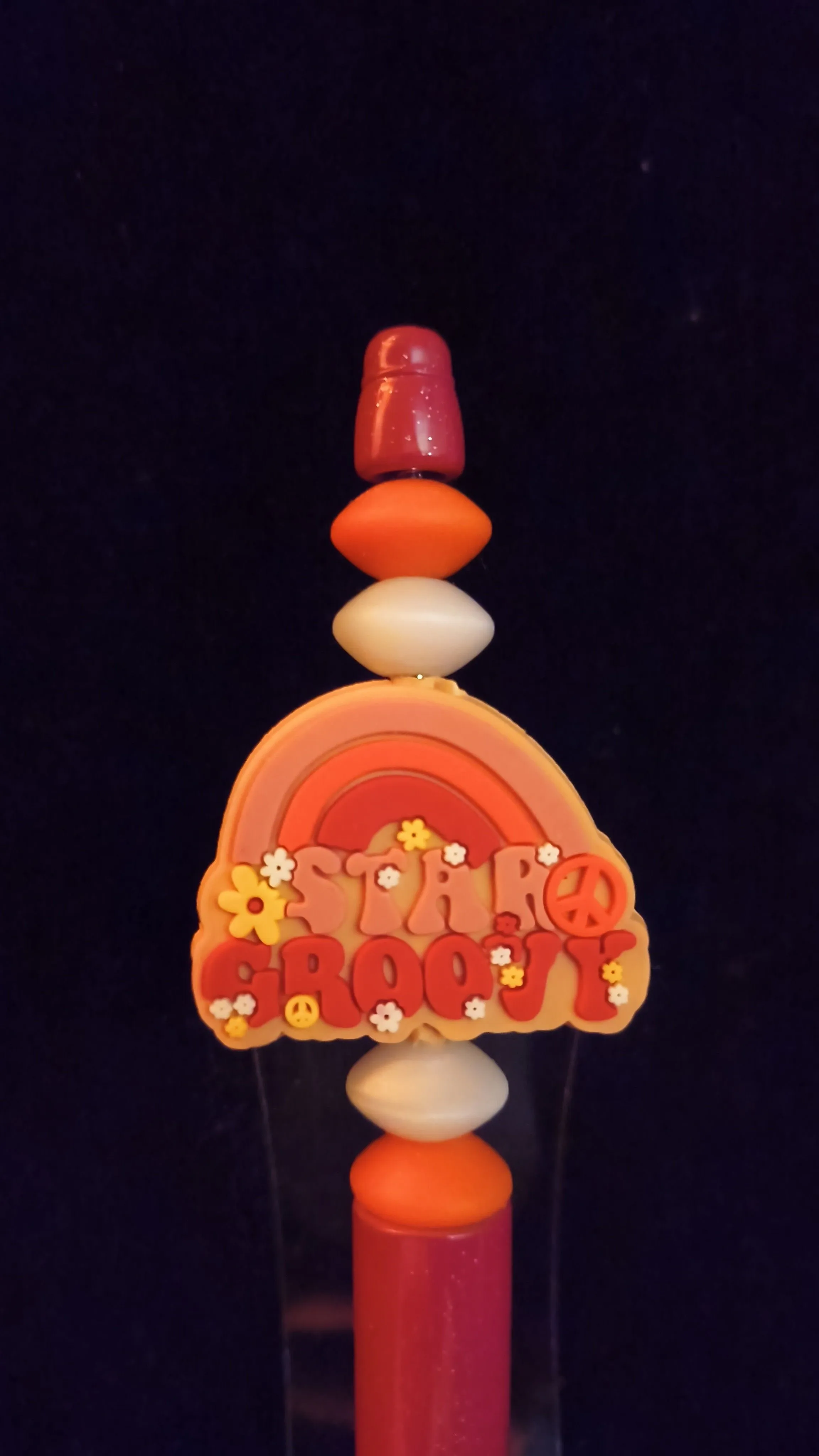 Product image for Beadable Pens - Pink Stay Groovy #439