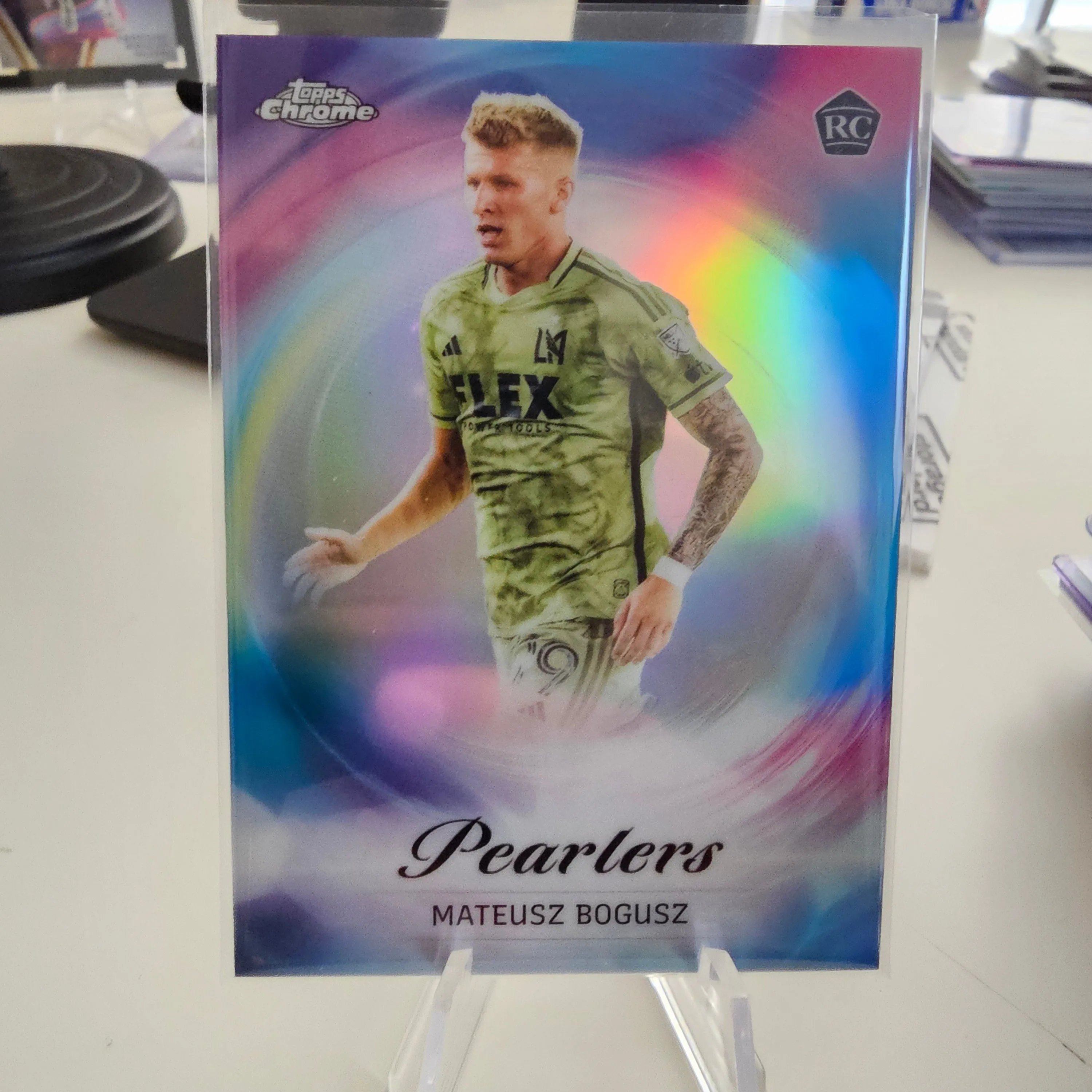 Product image for 2022-23 Topps Chrome MLS Pearlers Mateusz Bogusz