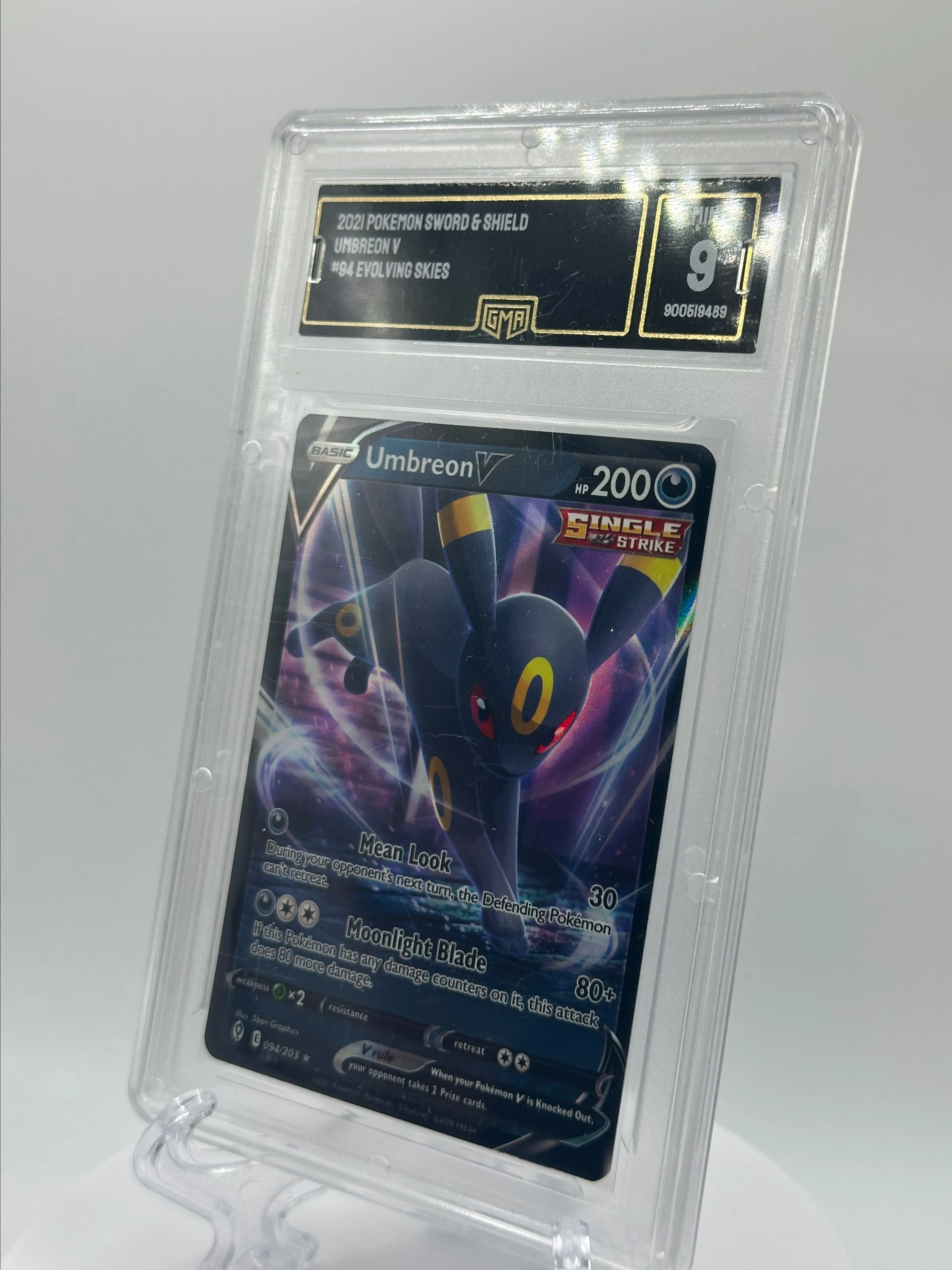 pokemon cards umbreon v Pokemon TCG (Japanese) - Umbreon V Full Art Holographic Card 047/069