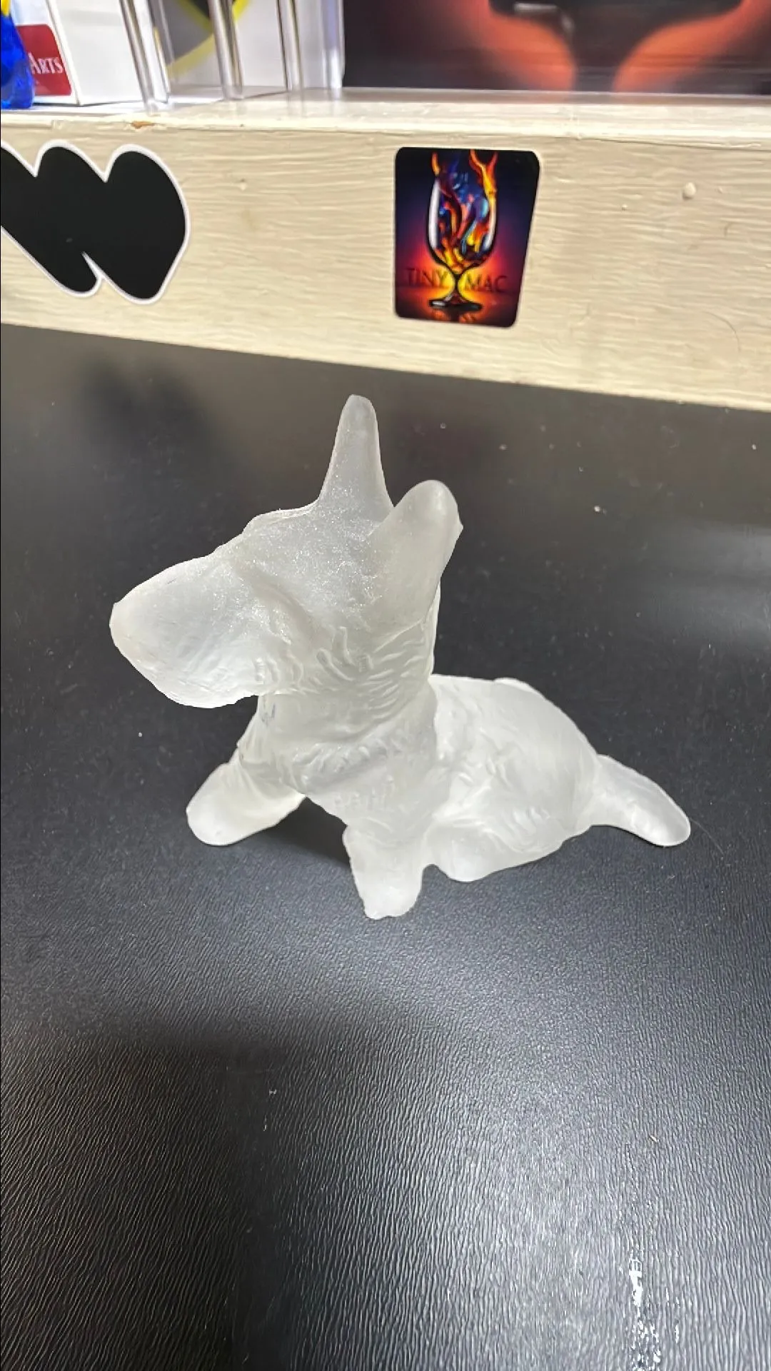 Product image for 1115 LE Smith Satin Glass Scottish Terrier