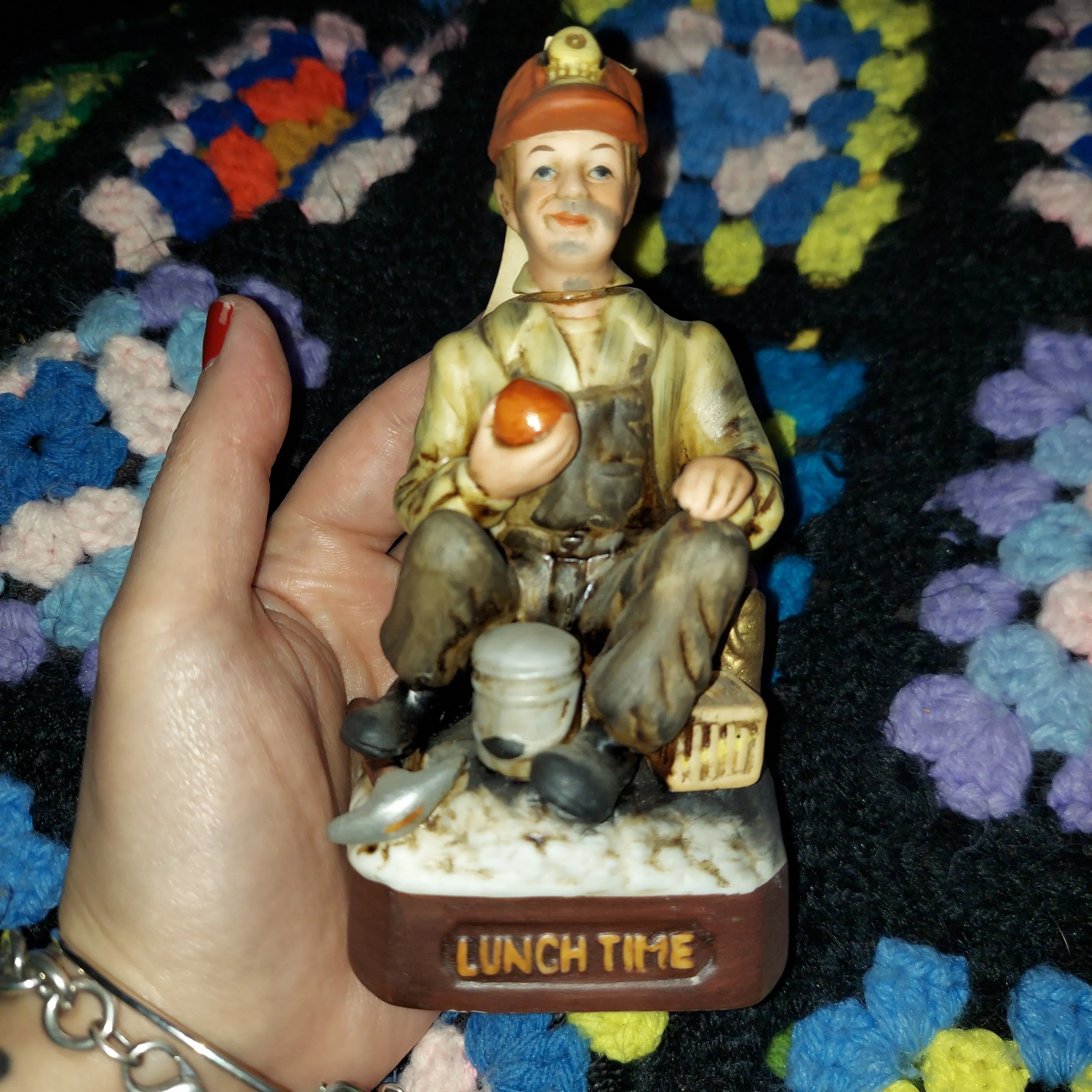 Product image for J.P. Van Winkle & Son 1984 Coal Miner #4 Lunch Time Decanter