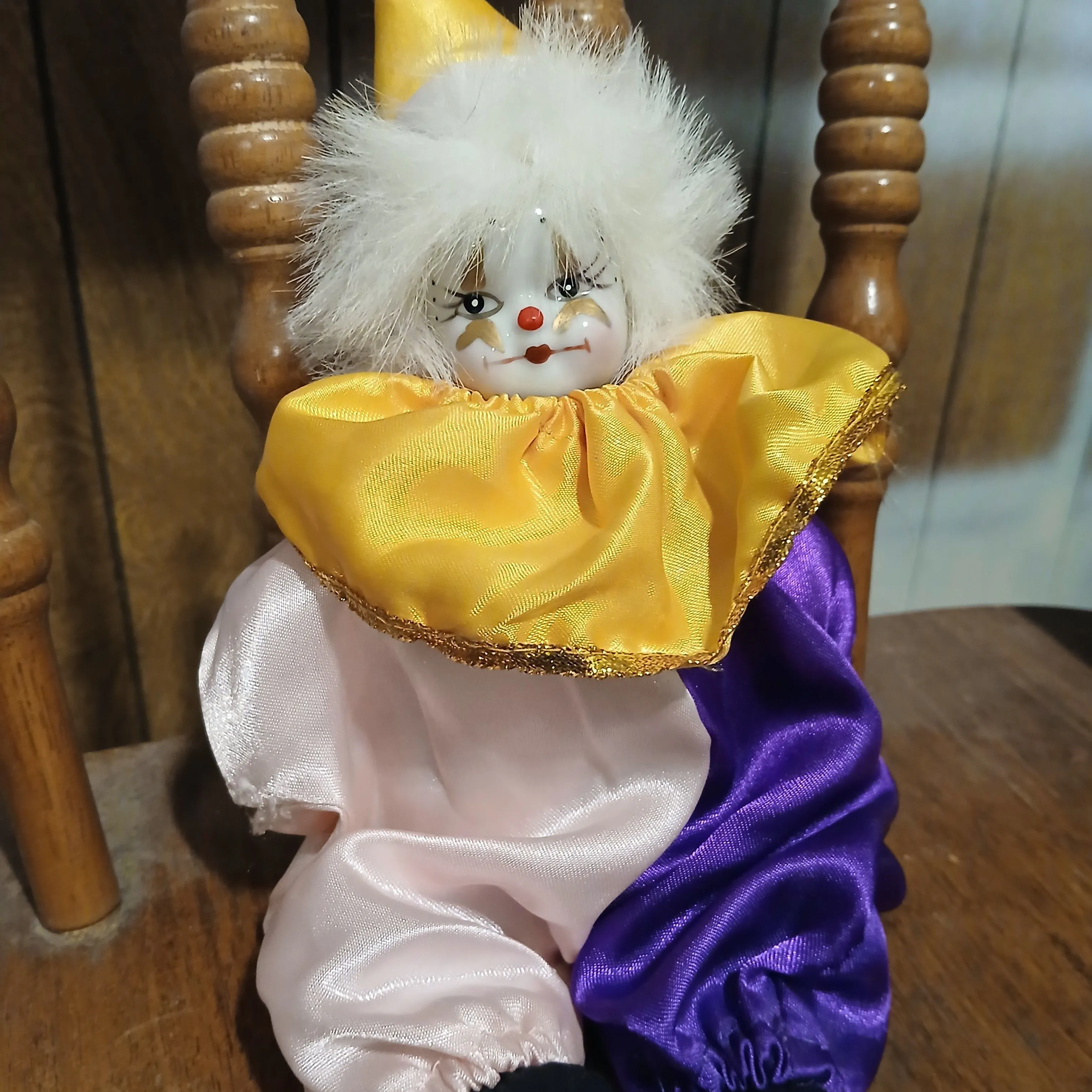 Product image for collectors Clown Porcelain Doll