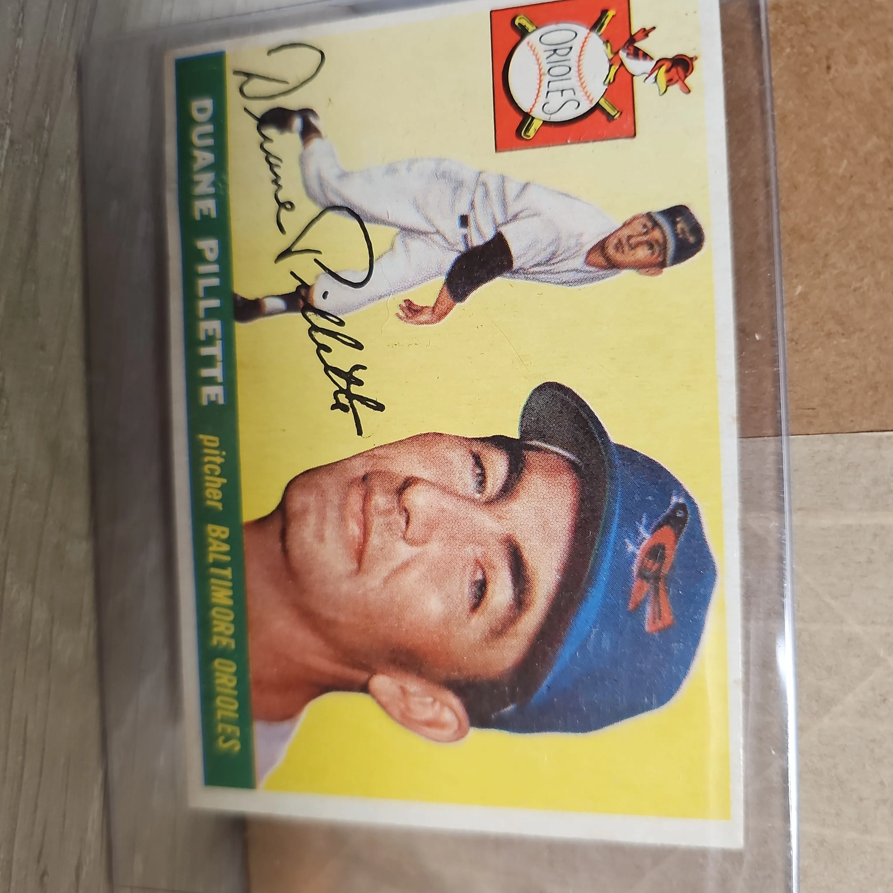 Product image for 1955 Topps 168 Duane Pillette Orioles