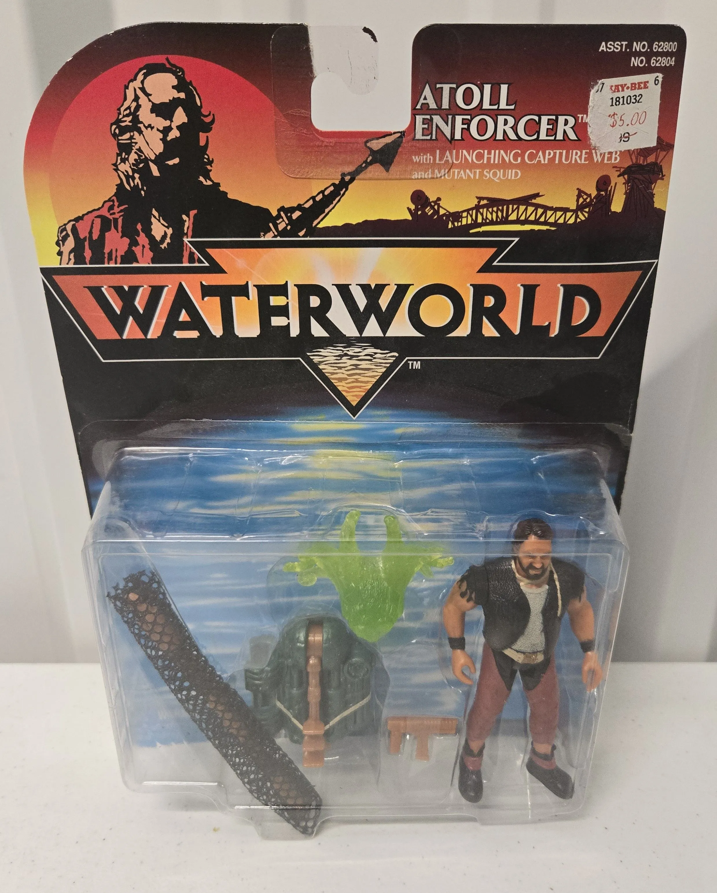 Product image for 1995 Kenner Waterworld Atoll Enforcer Action Figures