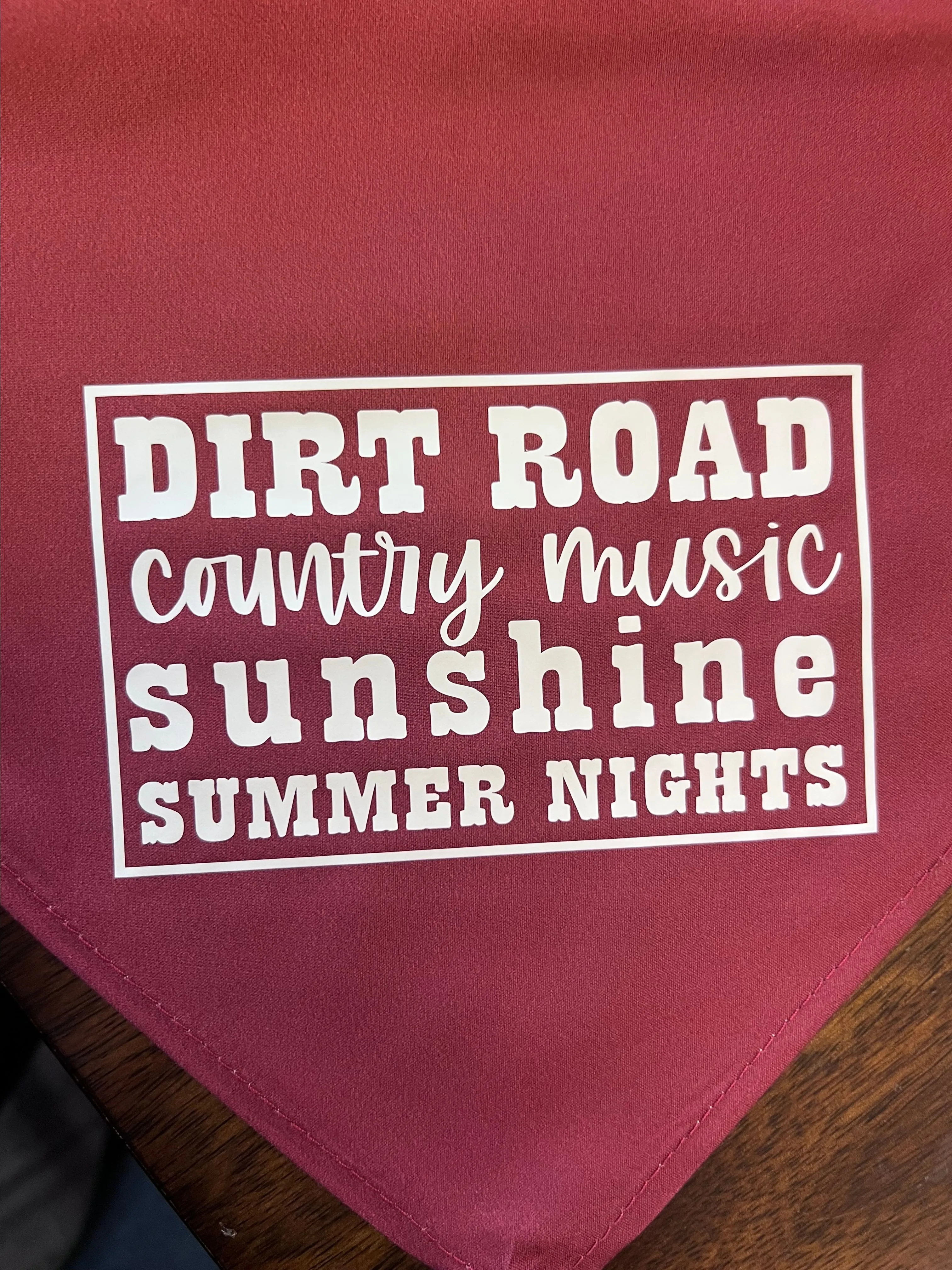 Product image for Dirt Road, Country Music, Sunshine, Summer Nights