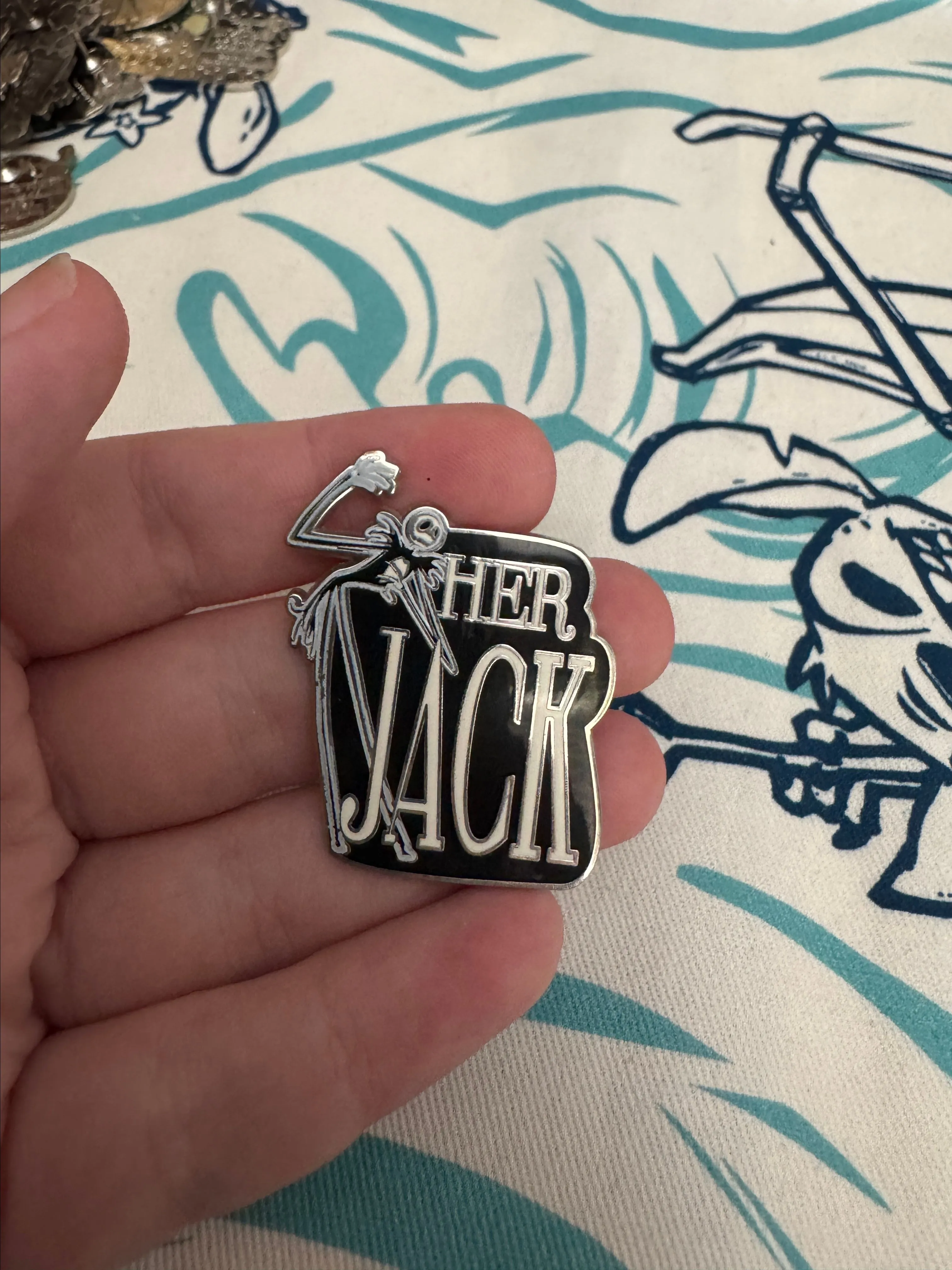 Product image for Disney 2018 Her Jack  Nightmare Before Christmas Pin