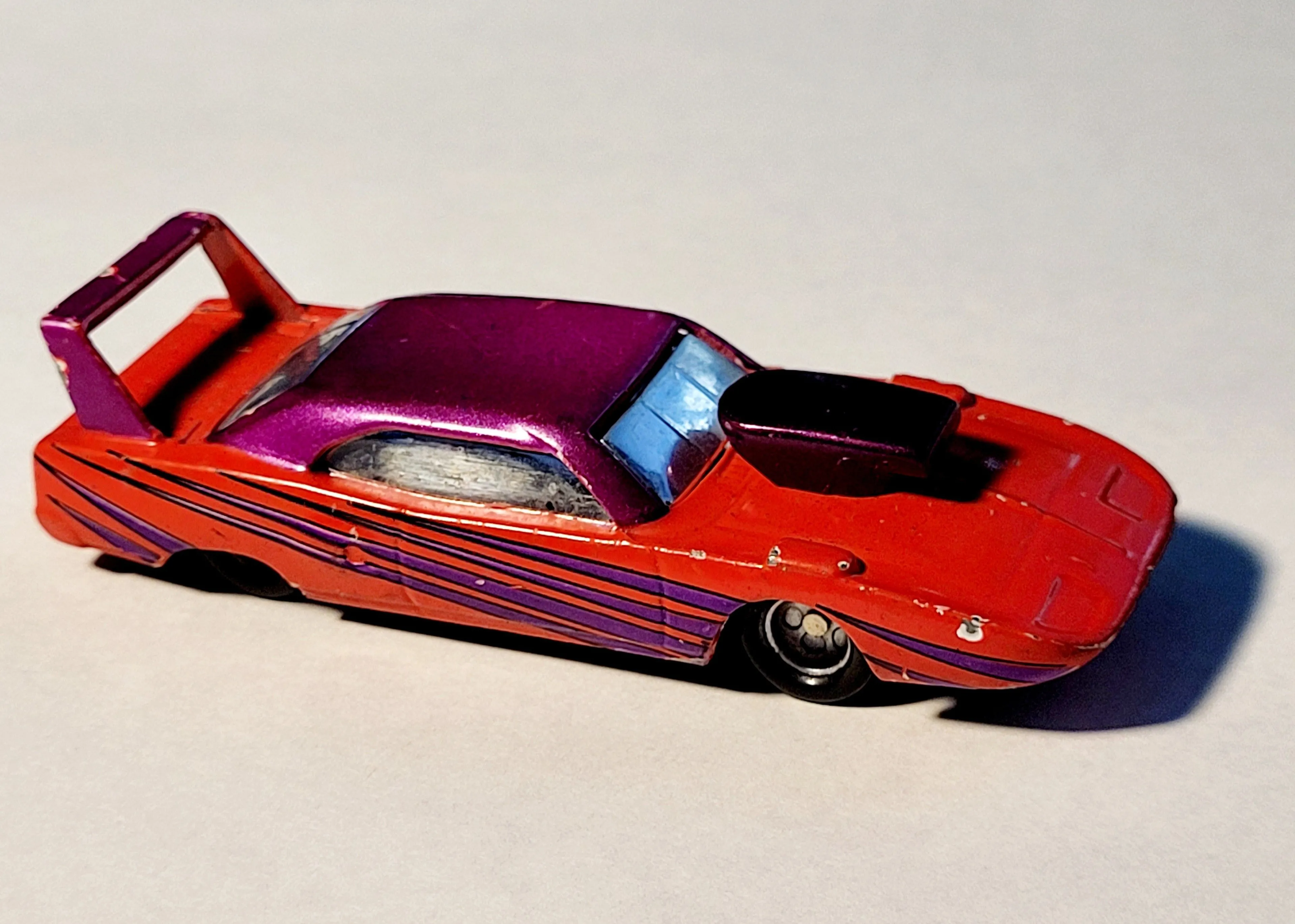 Product image for Racing Champions '70 Plymouth Superbird Red Multi-Color 1991 Die-Cast 1:64 Car Scuffed Used See Pics