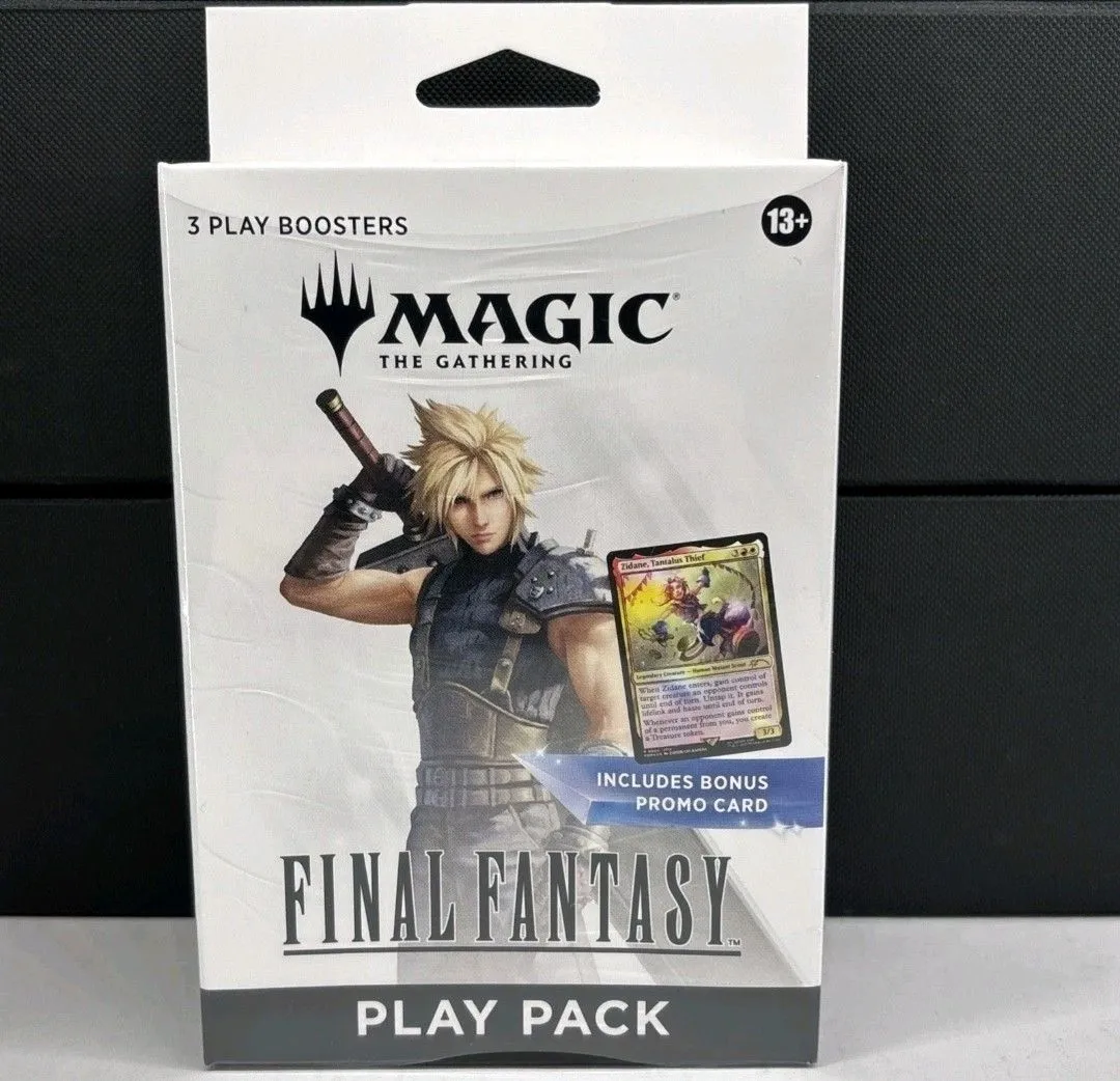 Product image for Magic: The Gathering Final Fantasy Play Pack hanger w/ 3 Booster Packs & Promo Zidane!!