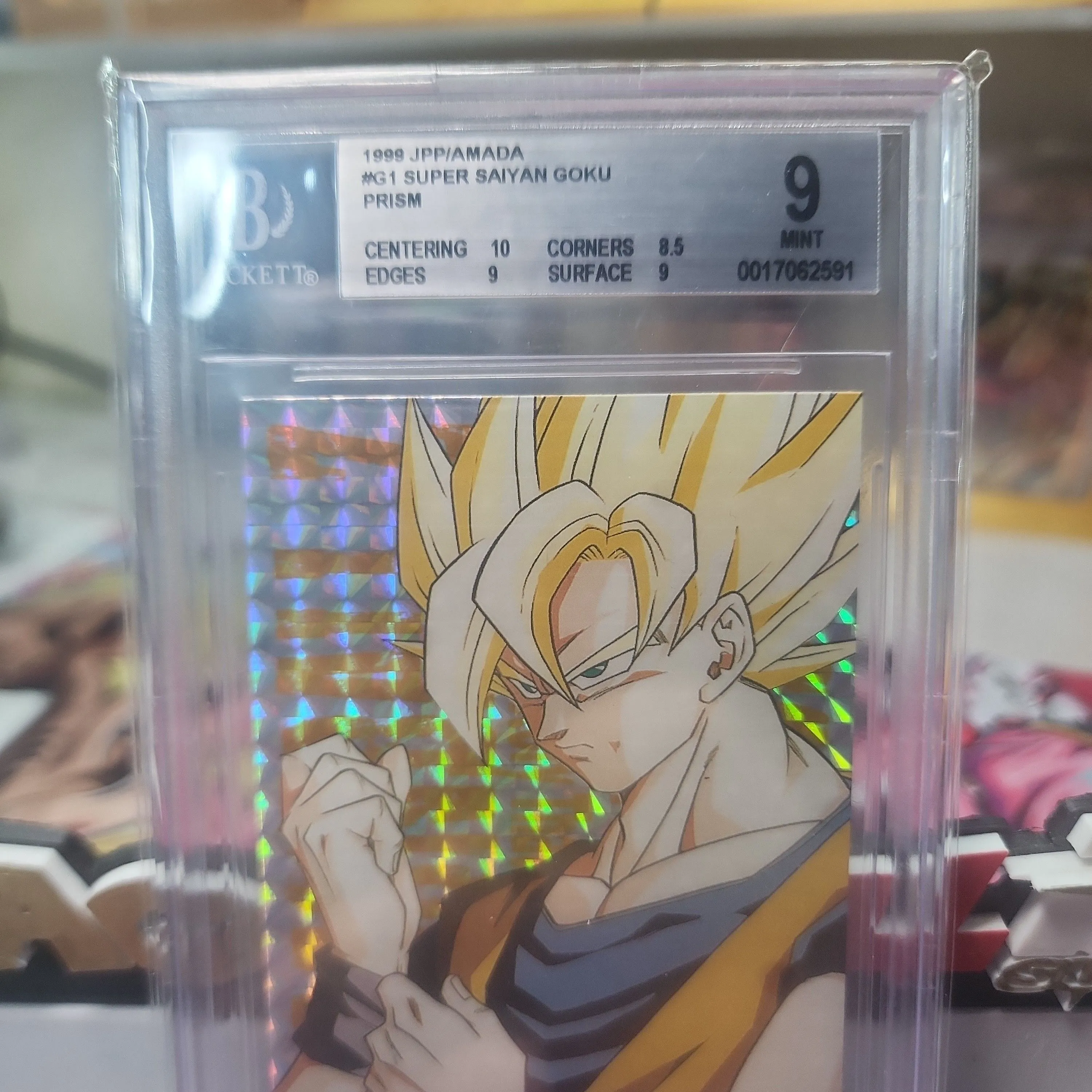 Product image for 1998 Dragon ball z Ss son goku G1 prizm pop 1