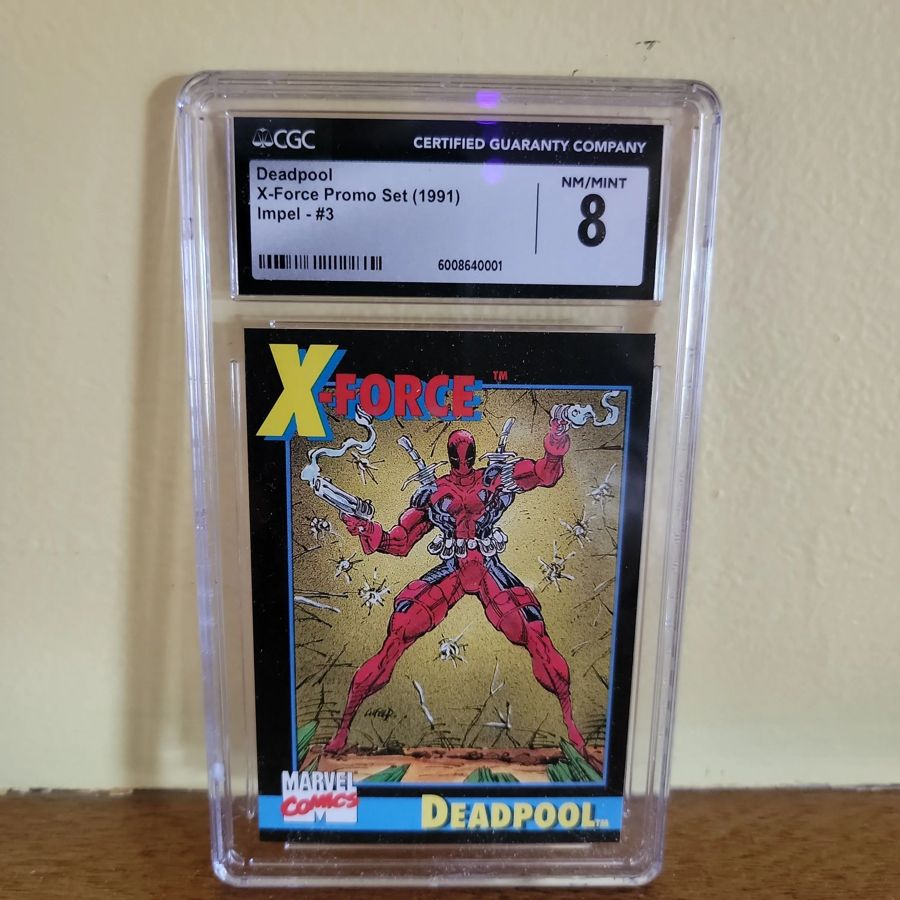 Product image for Deadpool card CGC 8.0 NM/Mint