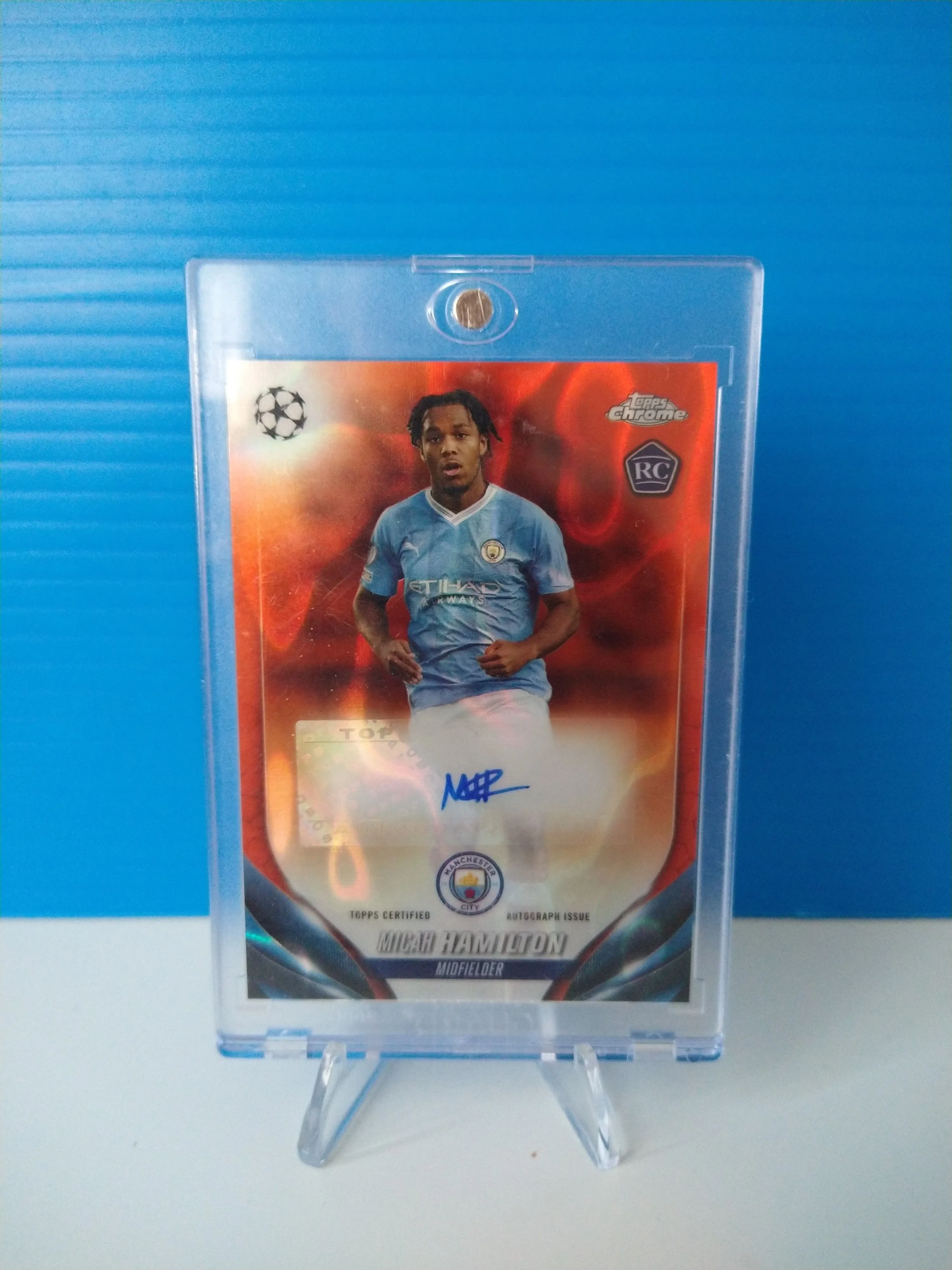 Product image for Micah Hamilton orange lava auto SSP