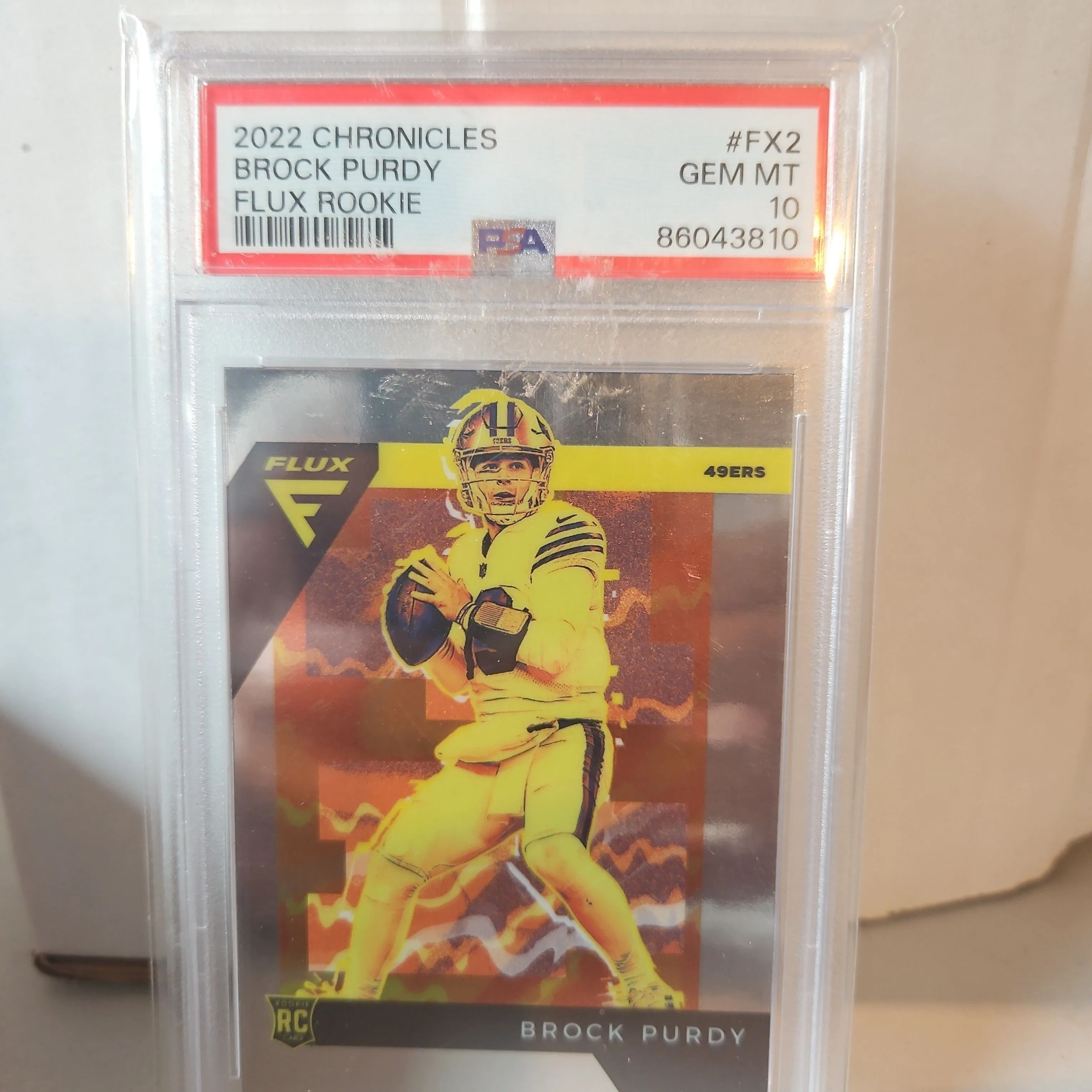 Product image for BROCK PURDY PSA10 FLUX RC