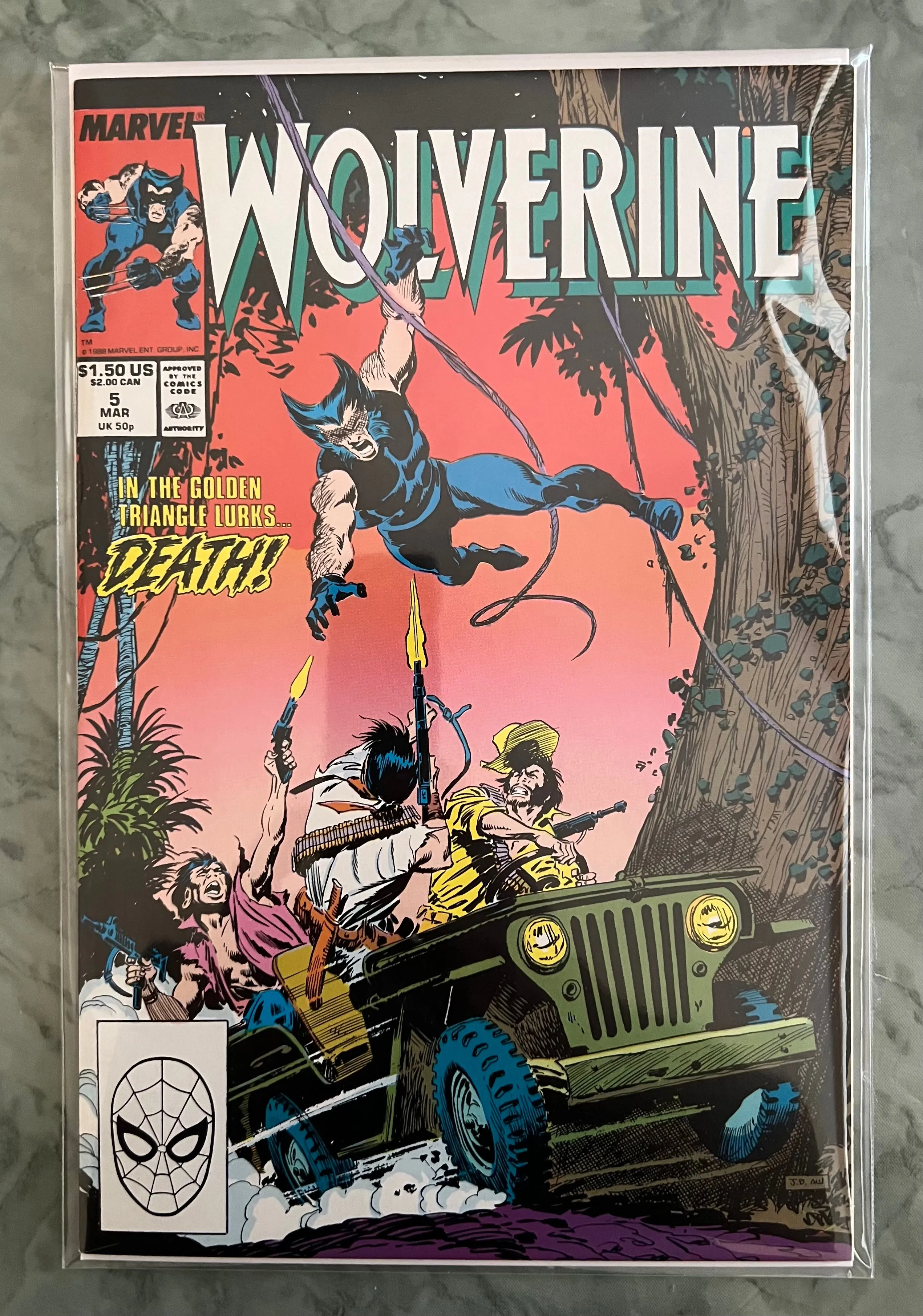 Product image for WOLVERINE 5 HUNTERS MOON 1989