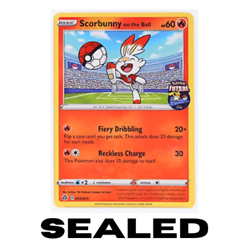 Product image for 1a) 1 x Scorbunny On The Ball (Sealed) Promo