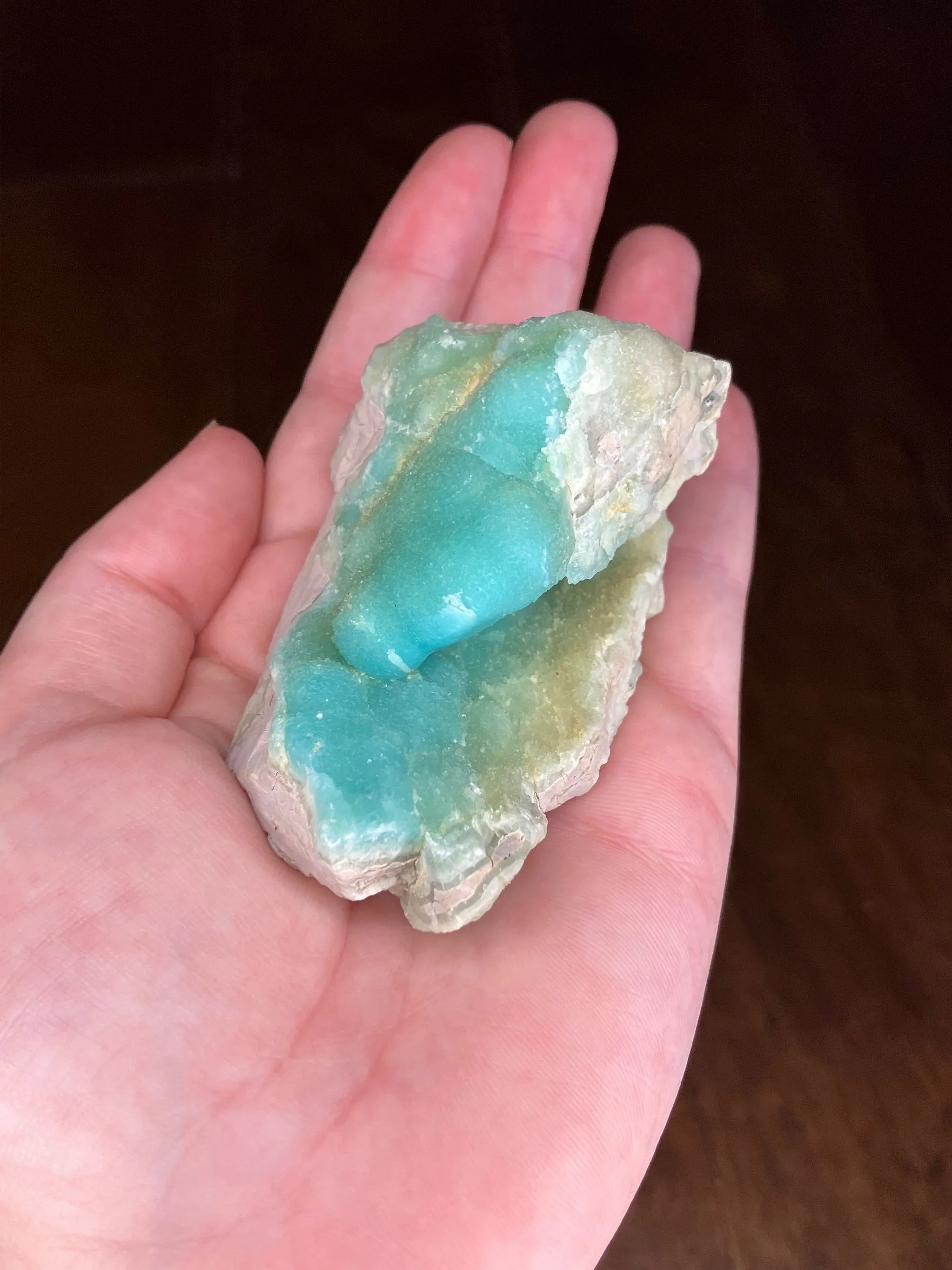 Product image for Large Blue Aragonite Specimen #2