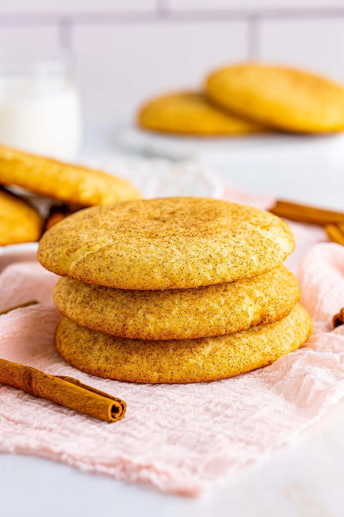 Product image for snickerdoodle's cookies. 6 count.  