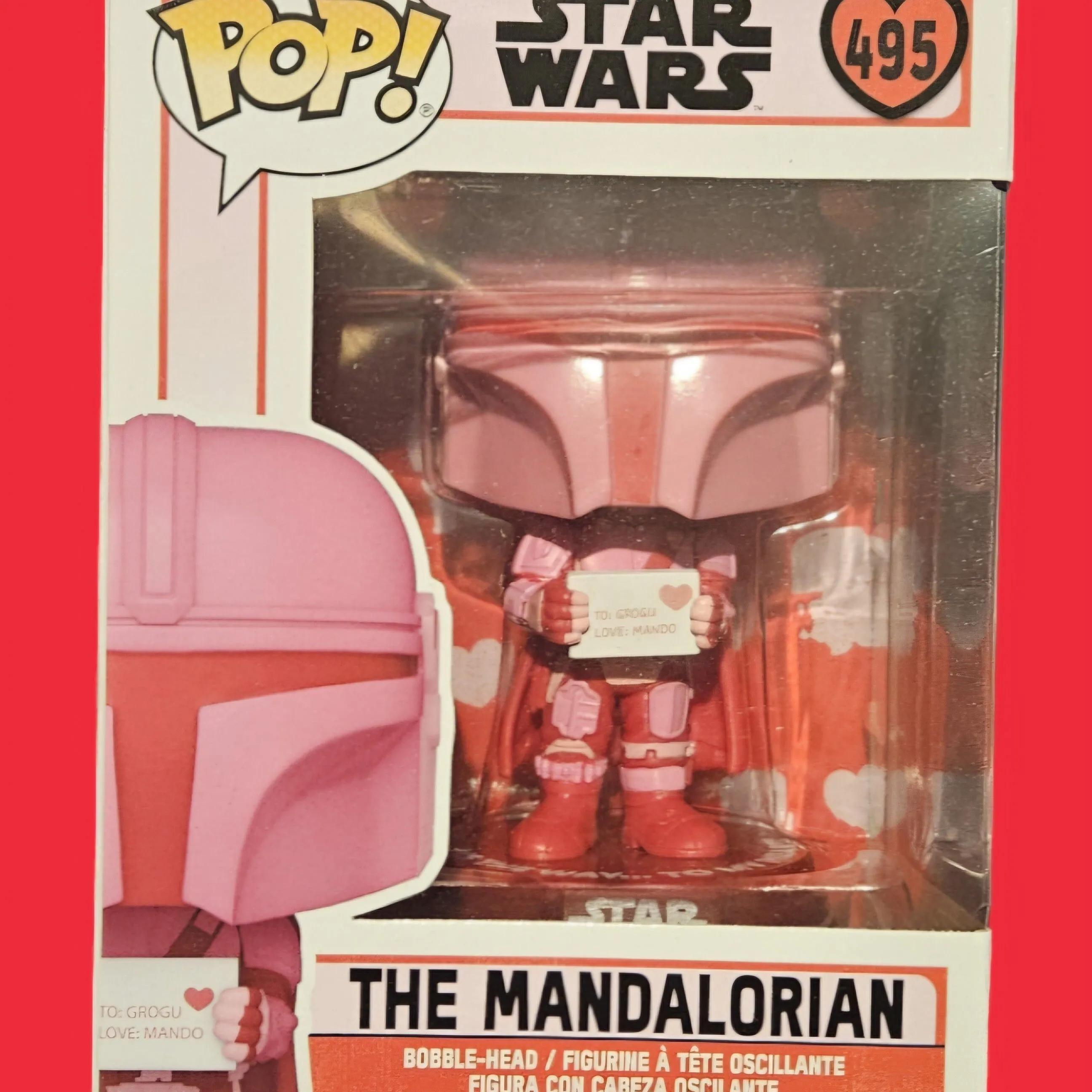 Product image for The Mandolorian Valentines Day Funko POP