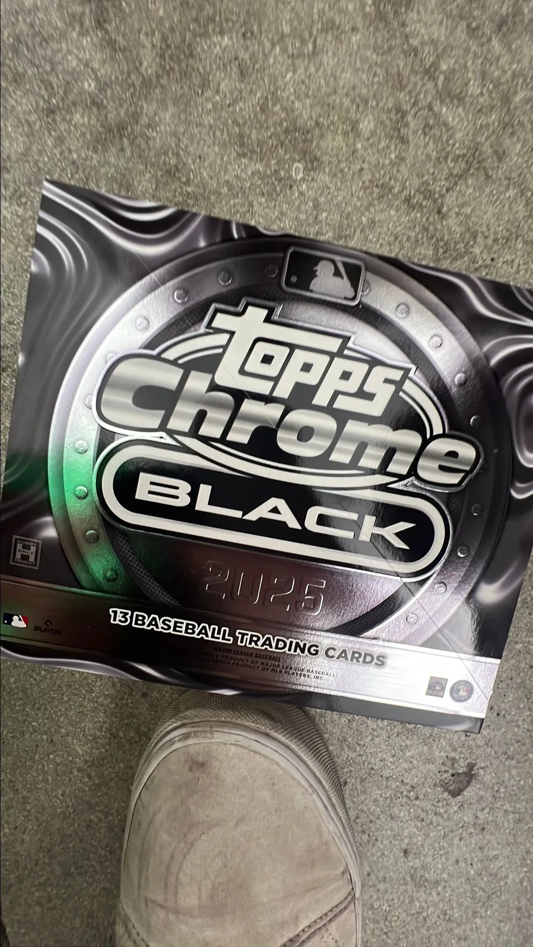 Product image for 2025 topps chrome black personal box