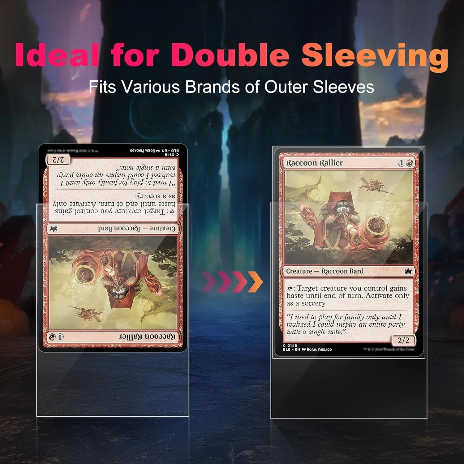 proijeut card sleeves Amazon.com: 1200 Pack Card Sleeves Clear, Perfect Fit Inner Sleeves Ideal  for Double-sleeving, Trading Card Sleeve Compatible with MTG, PKM, TCG and  Gaming Cards (60 Microns) : Toys & Games