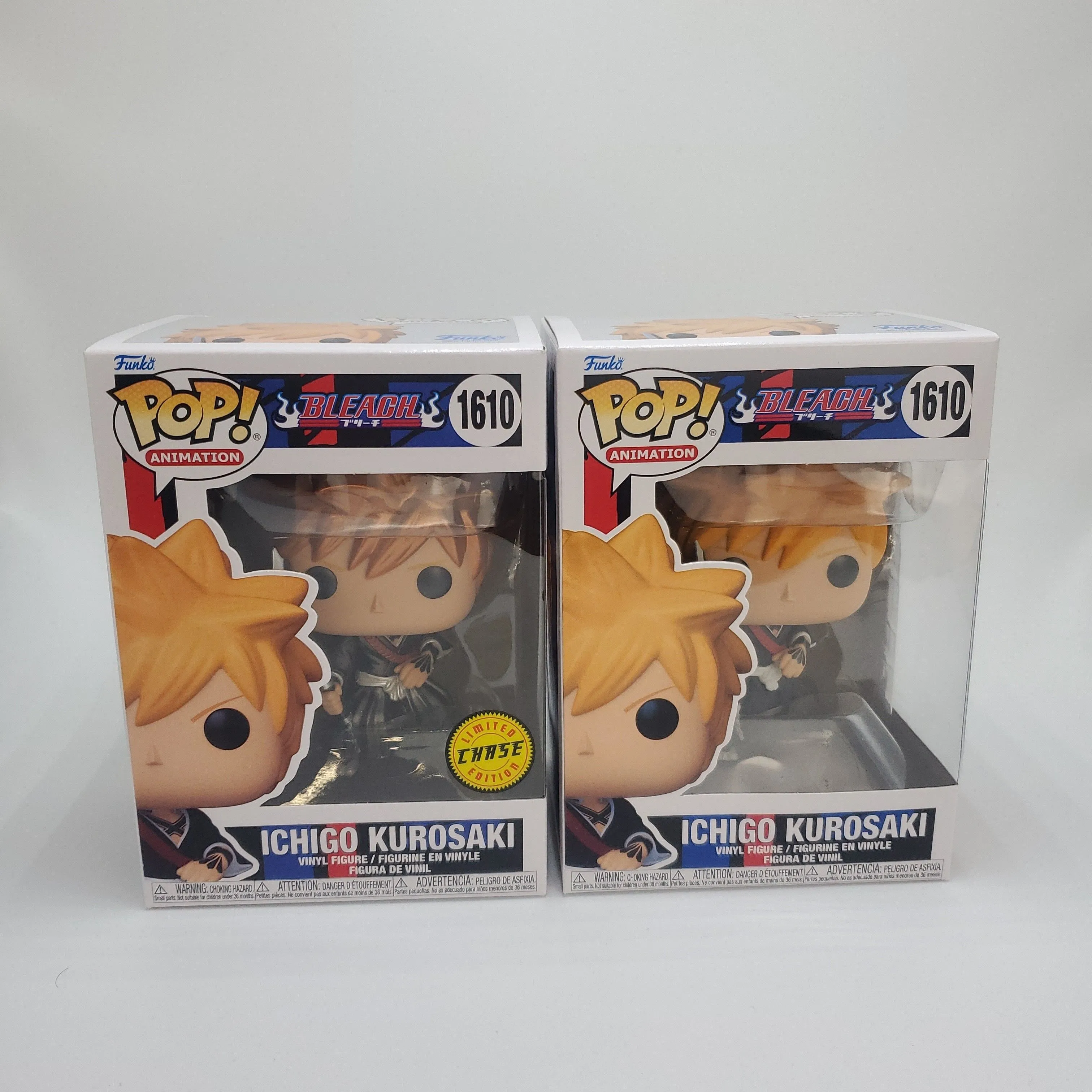 Product image for Funko Pop Bleach Ichigo Kurosaki CHASE & Common Set 