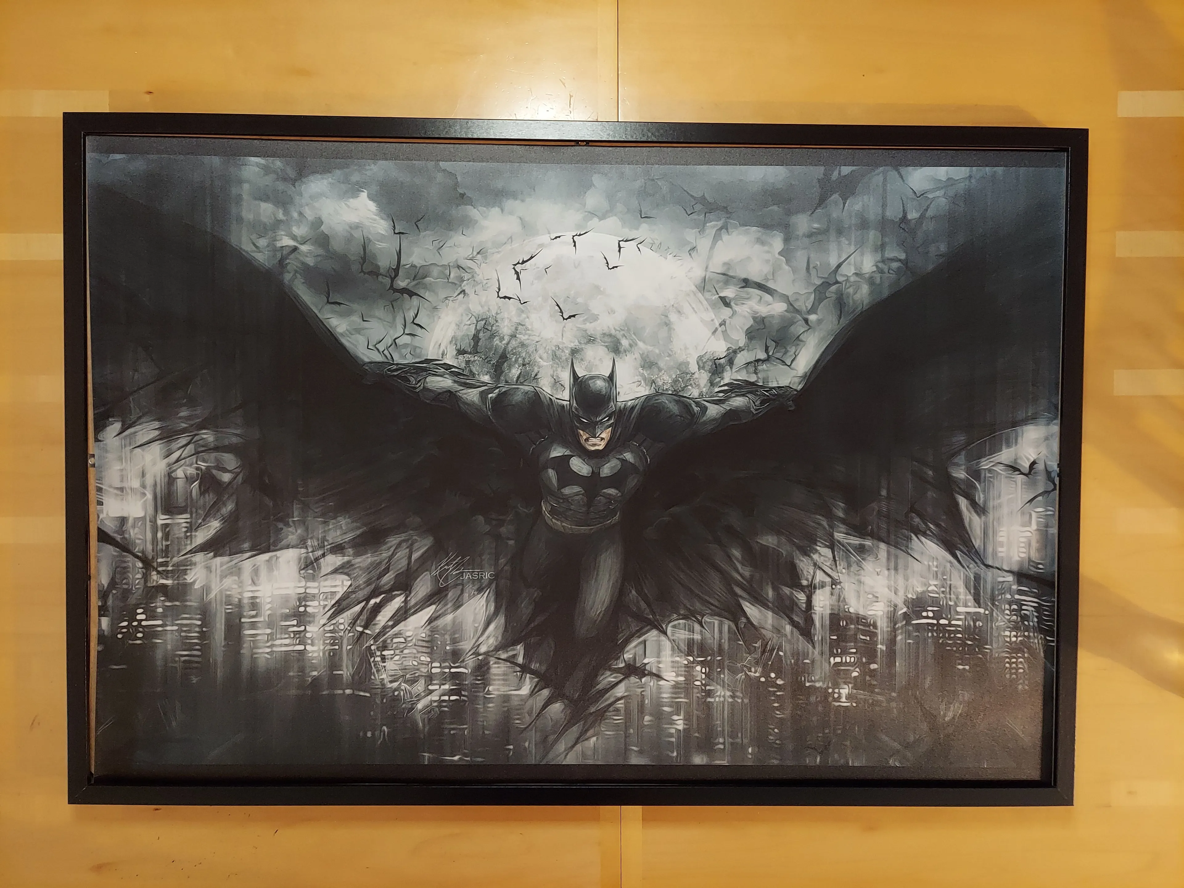 Product image for Batman silk canvas Fabric Poster (36" x 24")