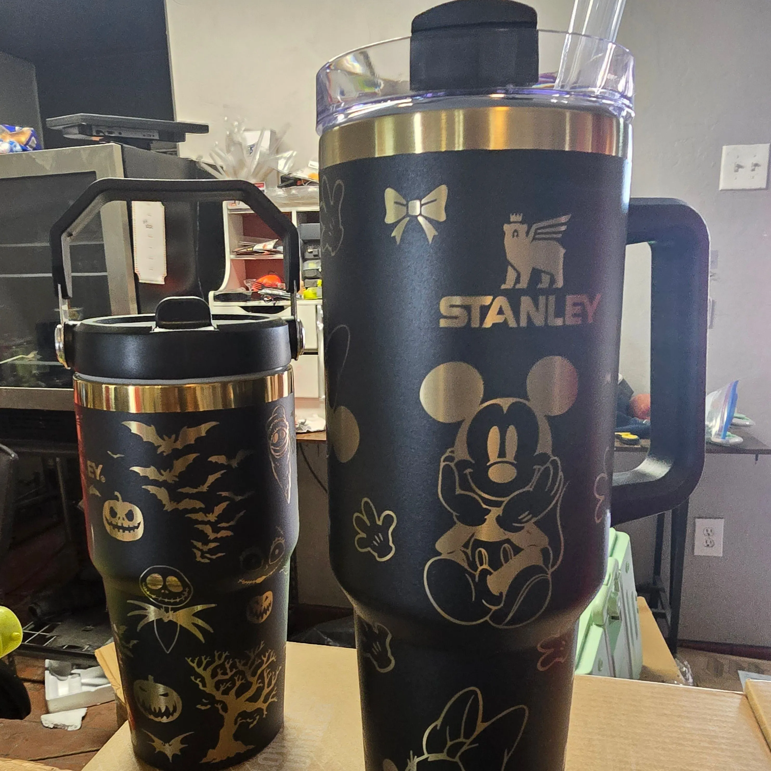 Product image for Stanley custom tumblers.