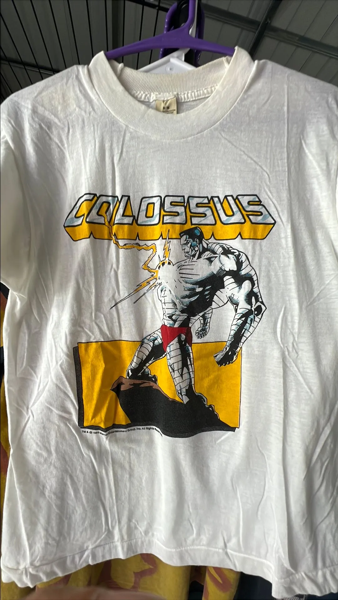 Product image for 1989 Marvel- Colossus Solo White