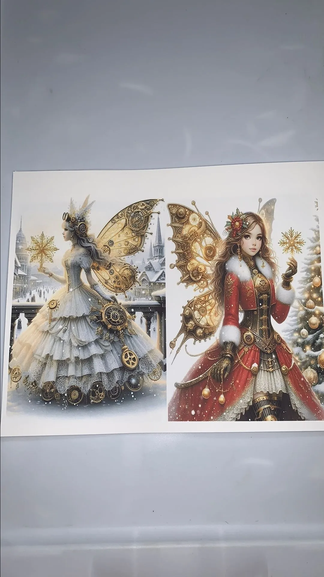 Product image for 00. Fairy Ladies Christmas Printable #2