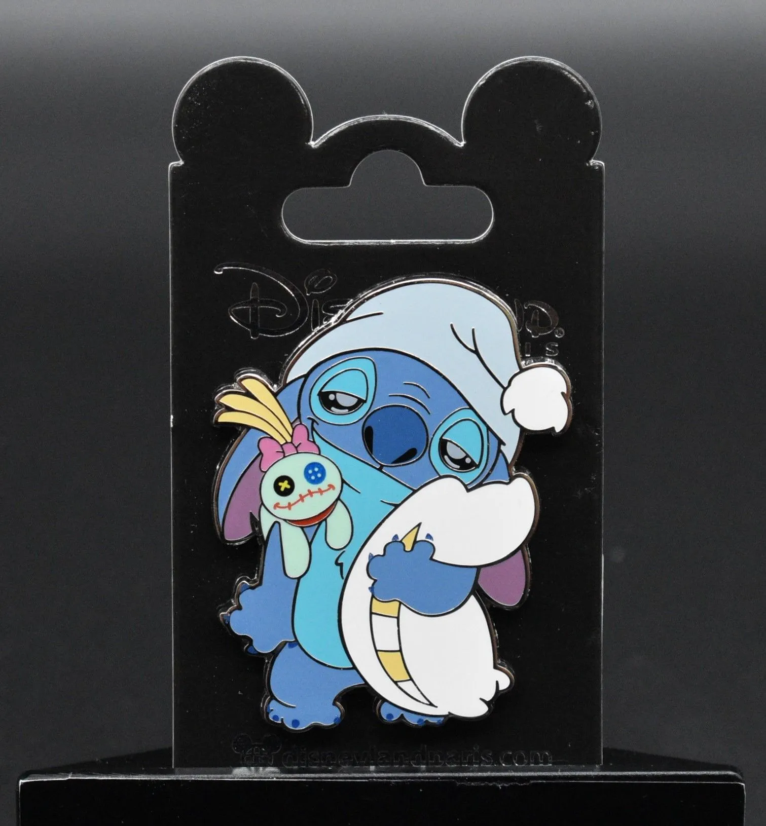 Product image for Disney DLRP Paris Stitch Sleepy Sleeping Scrump Pillow Pin (B5)