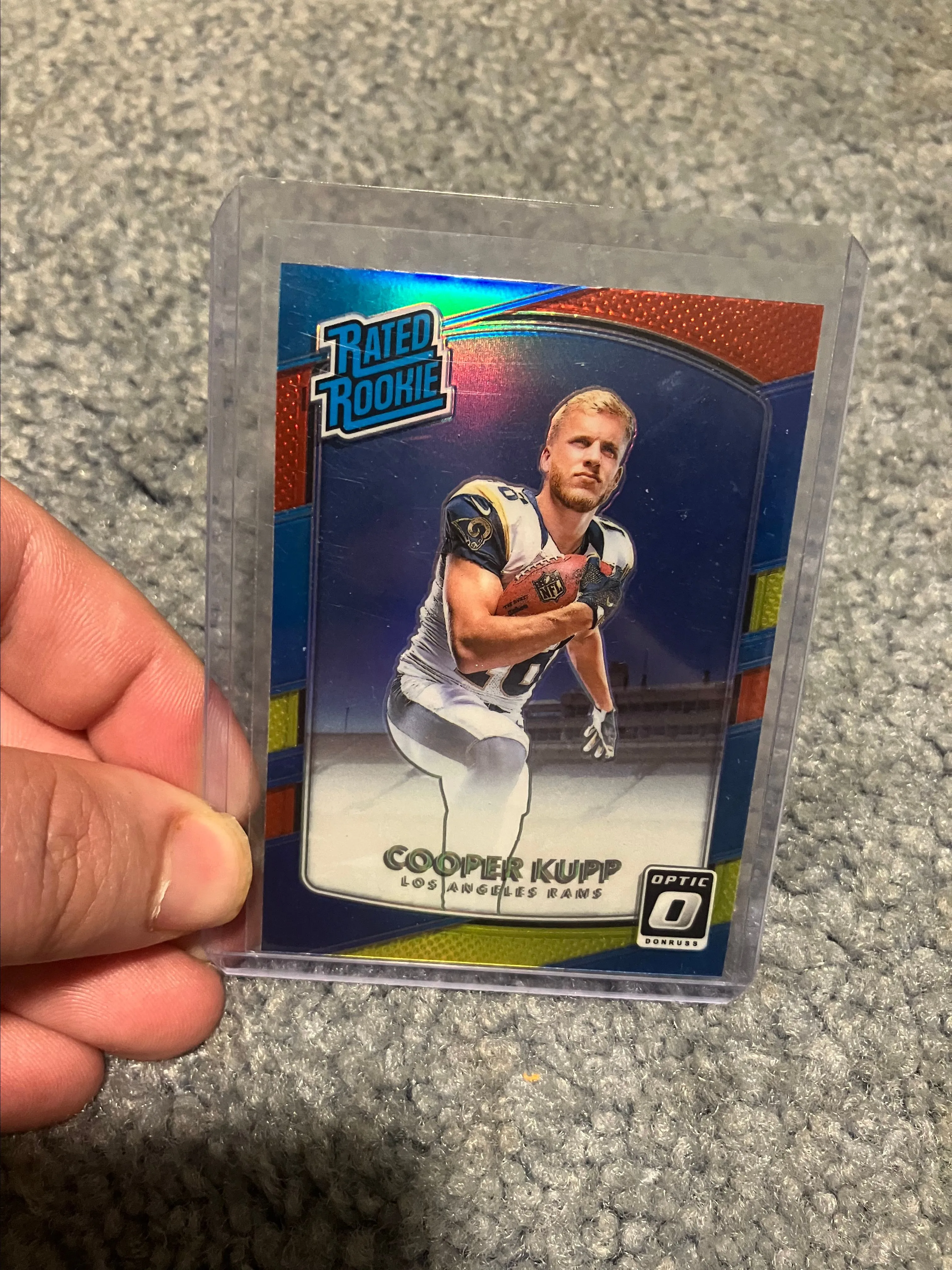 Product image for cooper kupp red yellow rookie