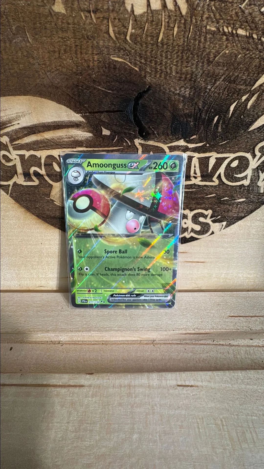 Product image for Amoonguss Ex #11 Pokemon Journey Together