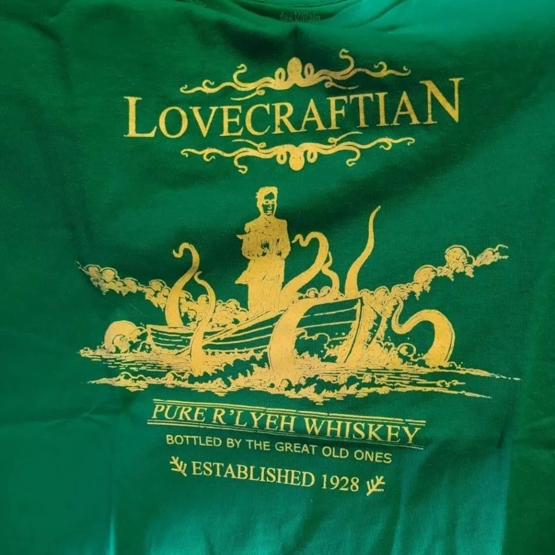 Product image for Lovecraft R'Lyeh Whisky Tshirt Ladies Cut- Medium- NEW
