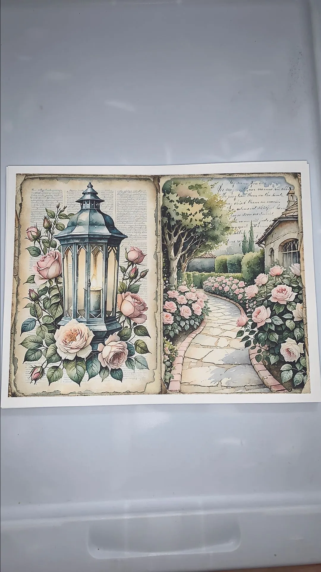 Product image for 00. Lamp & Garden Printable #1