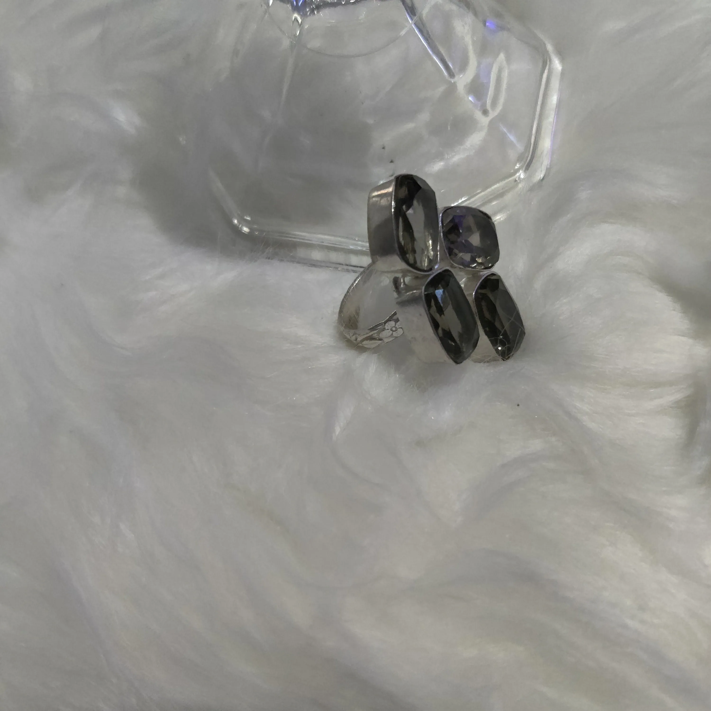 Product image for Smoky Quartz and sterling silver ring