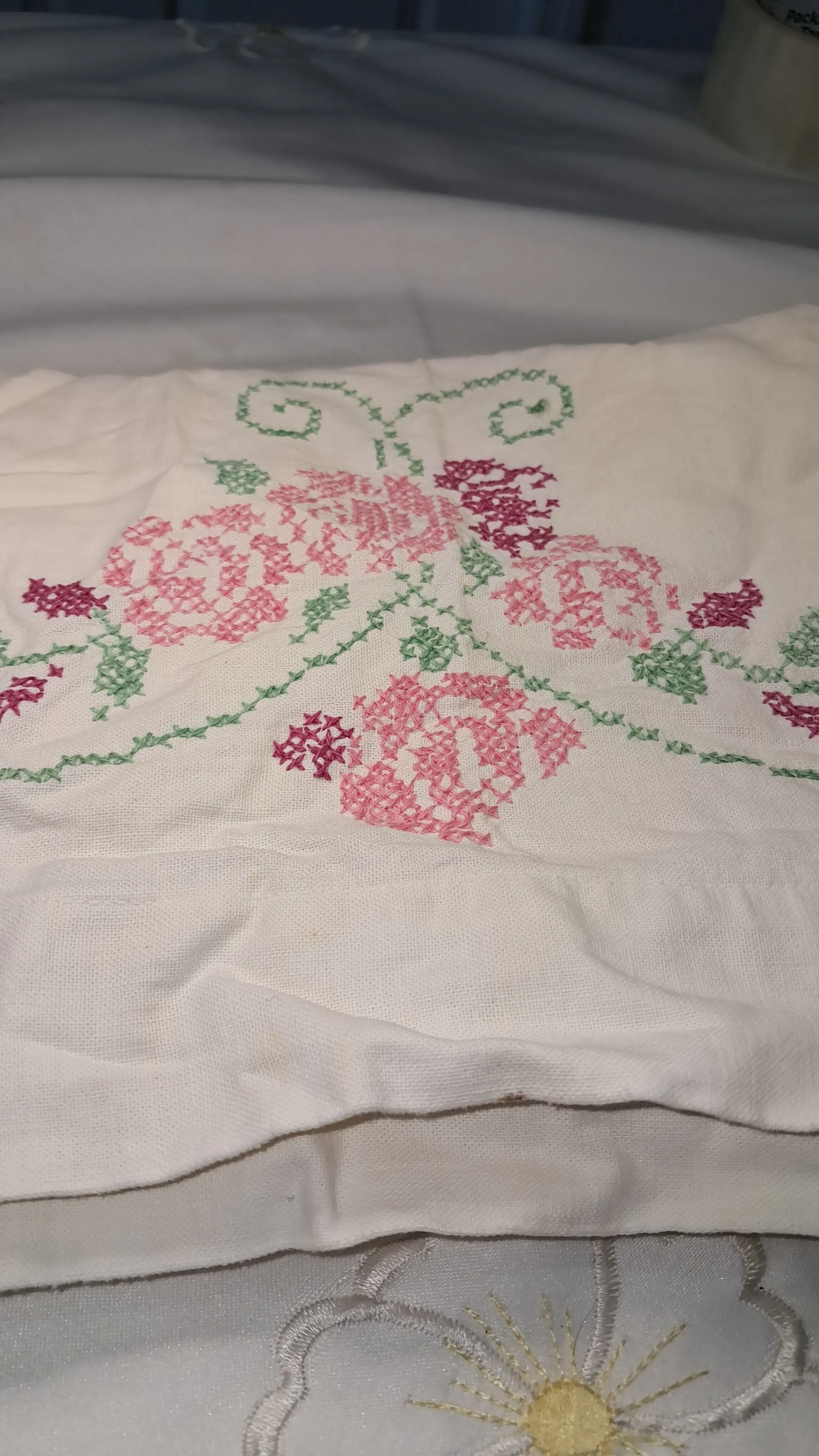 Product image for #13. Cross Stitch Pillowcase