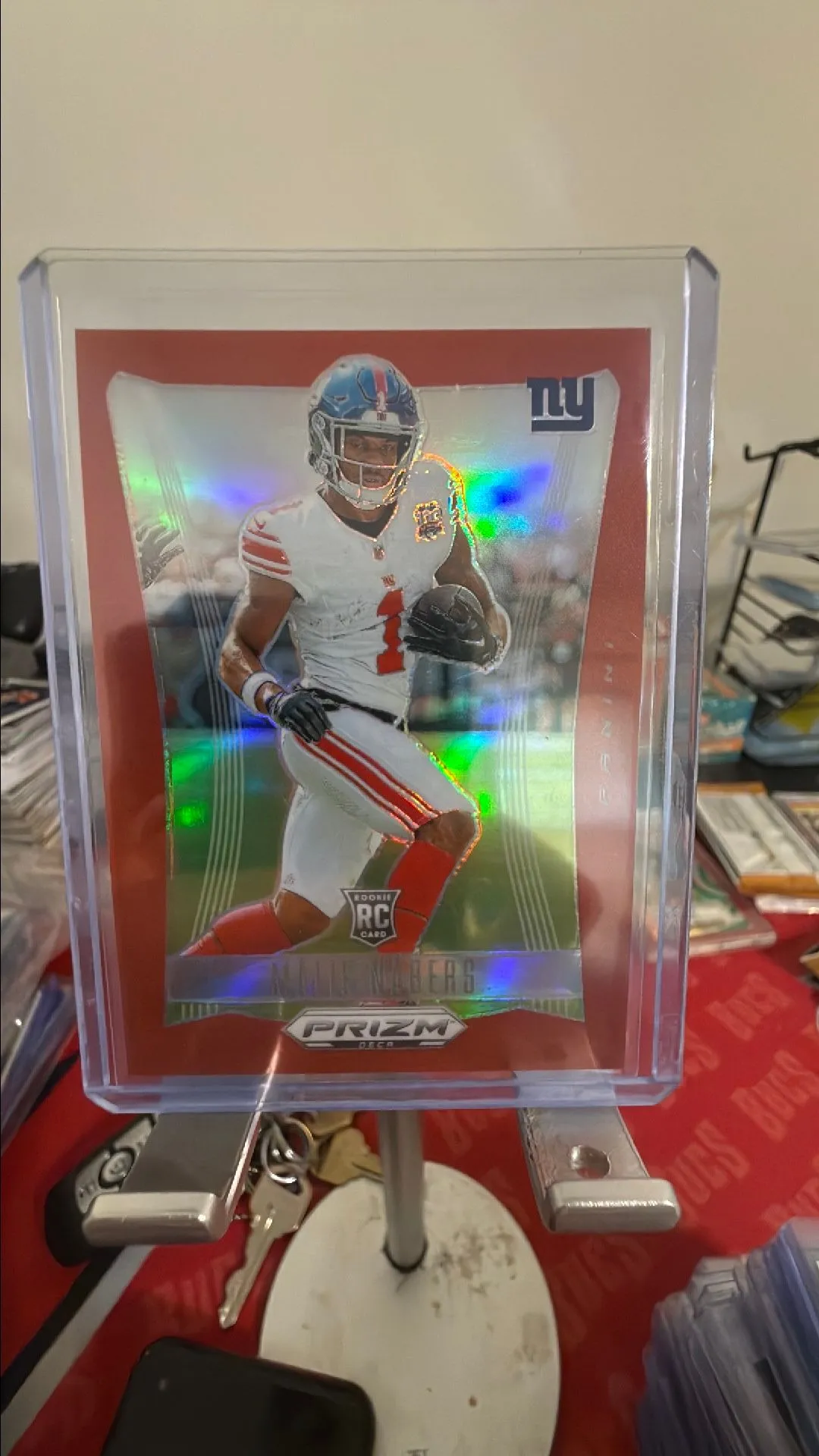 Product image for Malik Nabors Red Prizm Deca /199