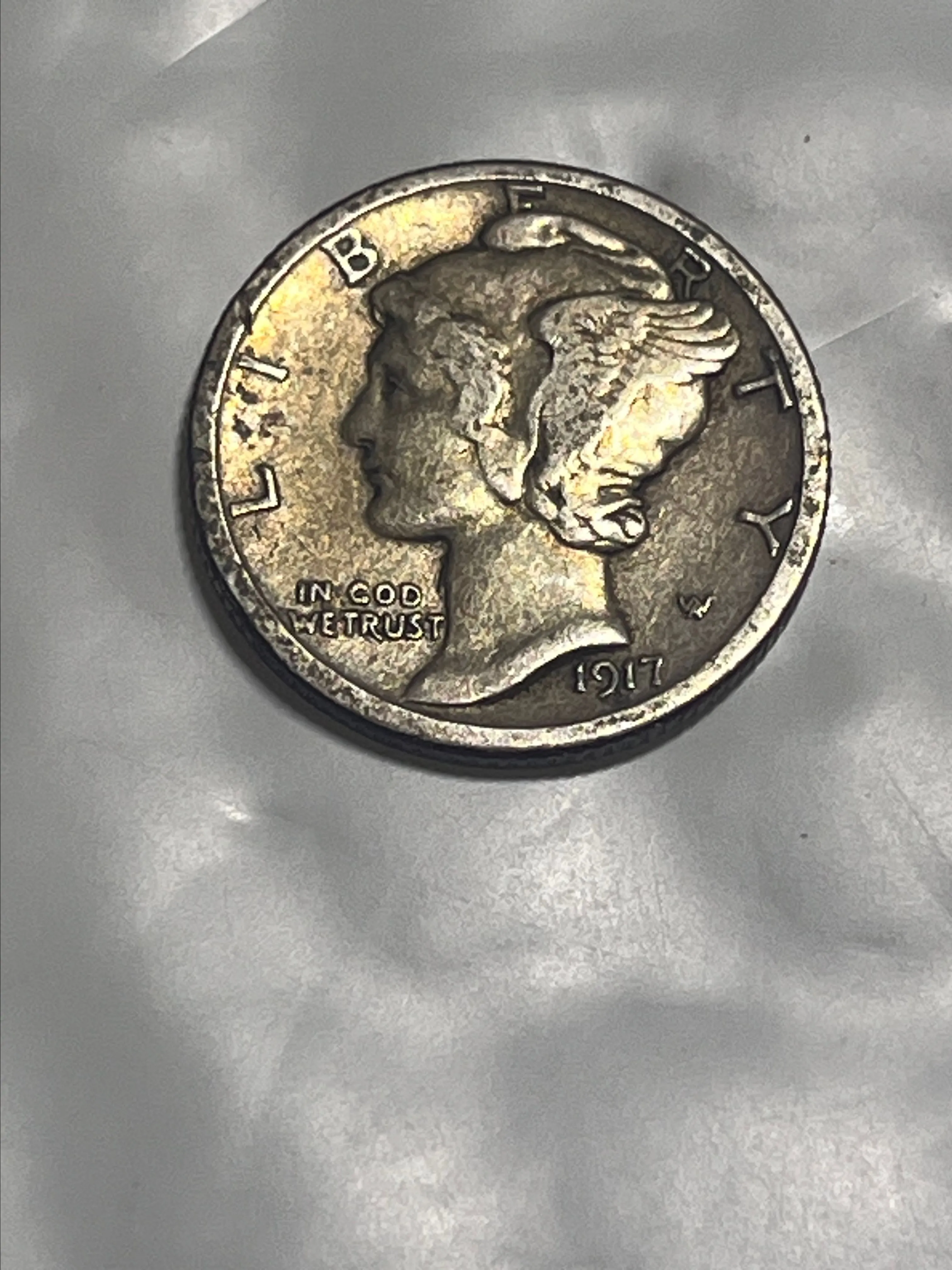 Product image for 036. 1917S Mercury Dime