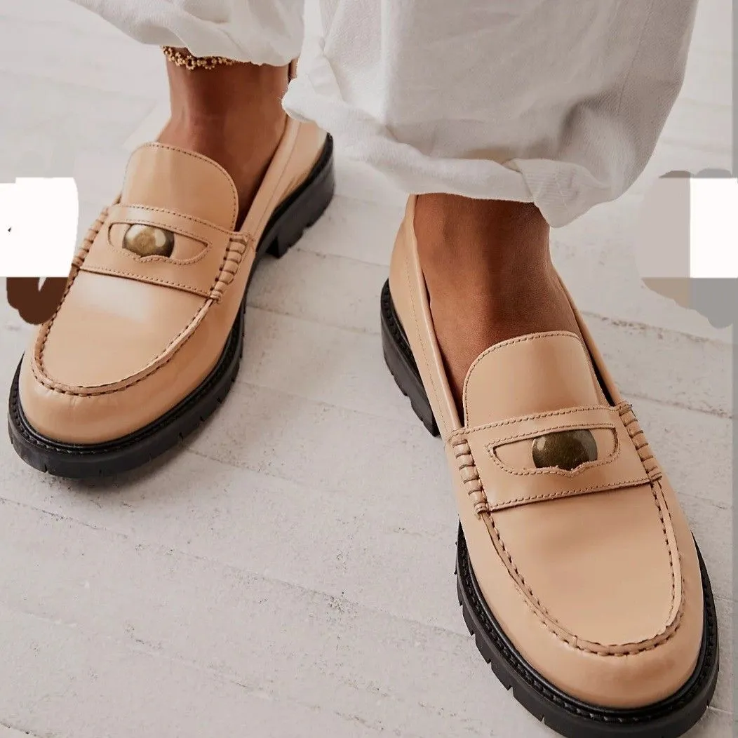 Product image for 109.FREE PEOPLE LIV LOAFERS PINK NWT SIZE 6/36