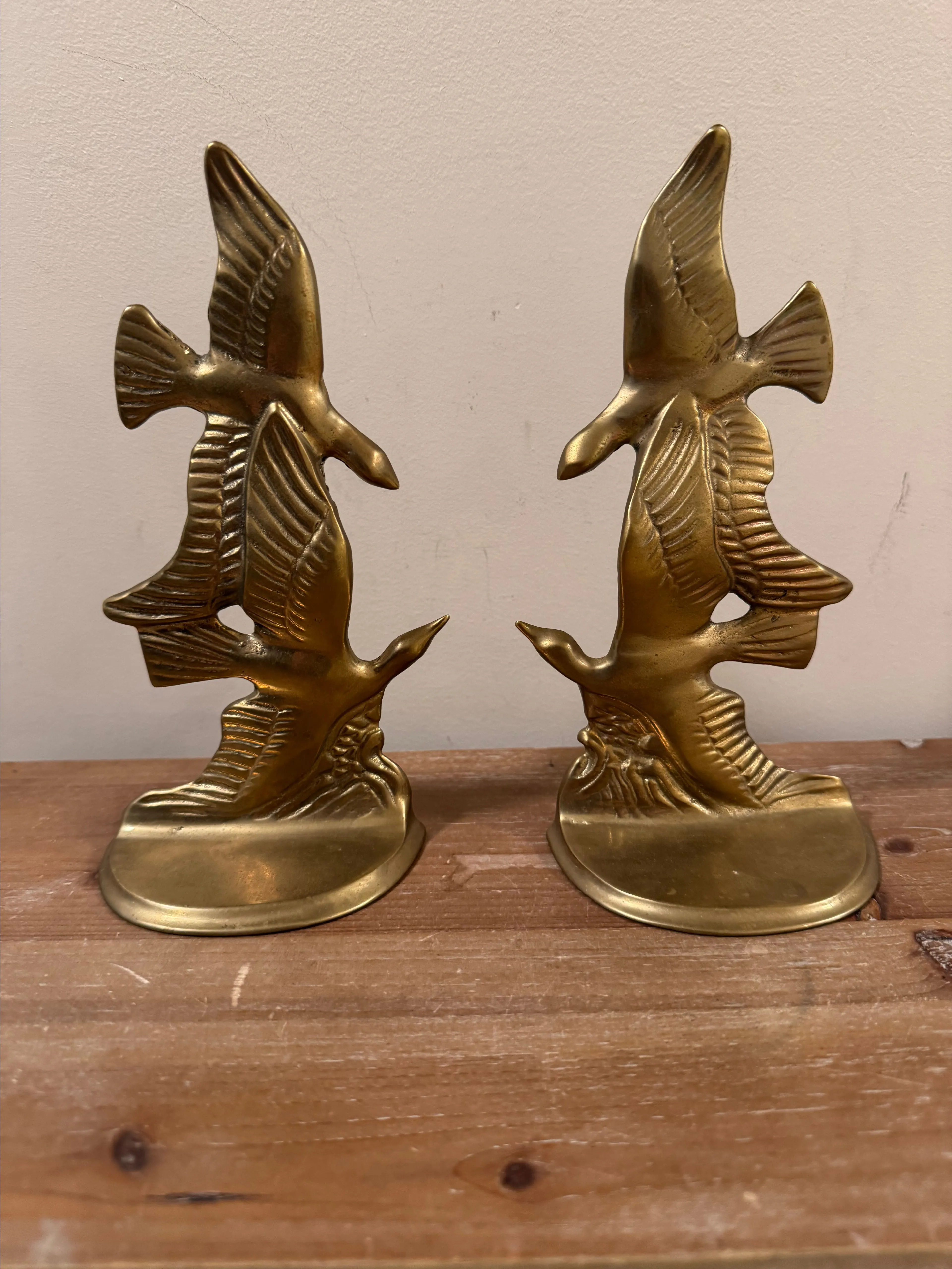 Product image for 365. Brass Seagull Bookends