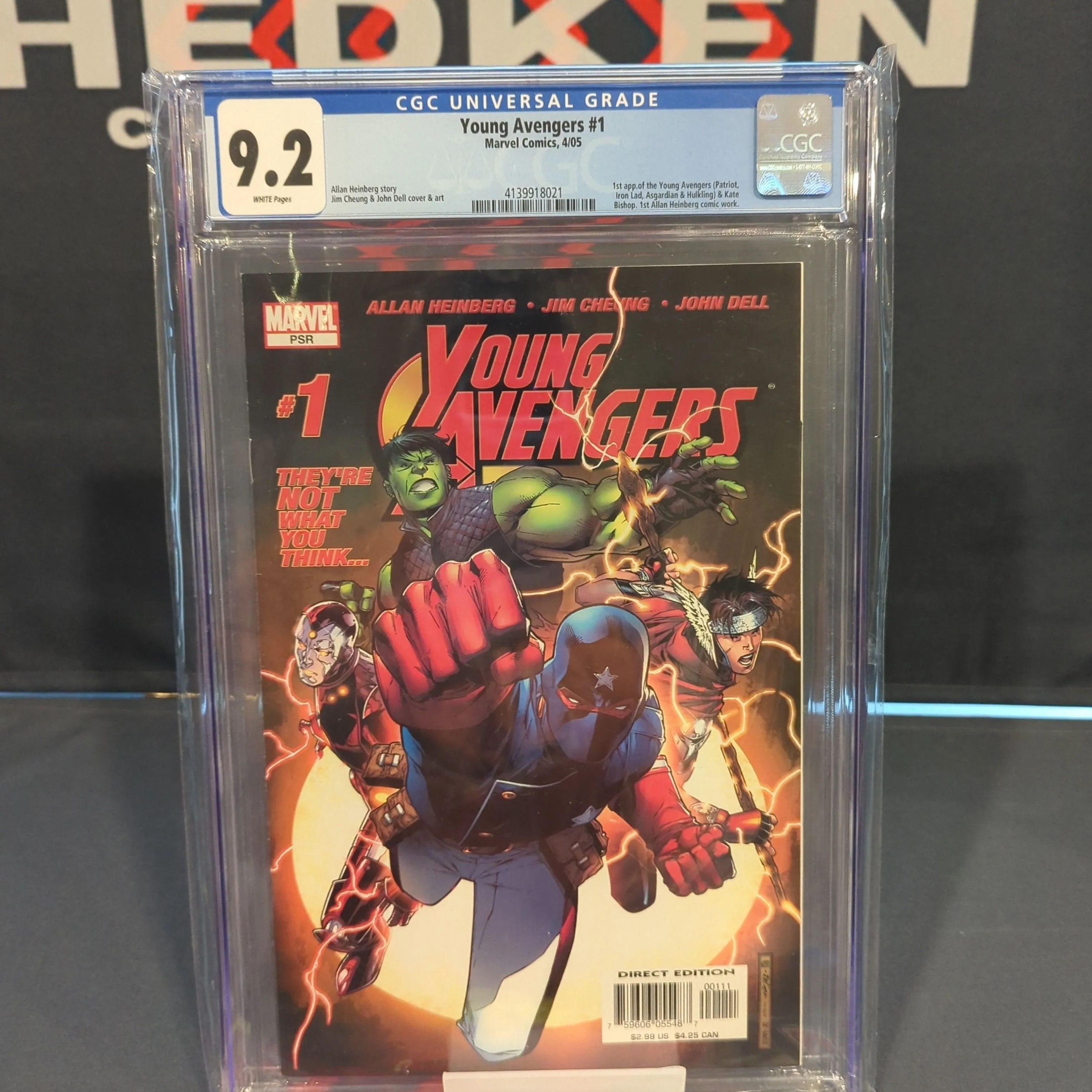 Product image for Young Avengers #1 CGC 9.2 🗝️ 1st app of Young Avengers🗝️