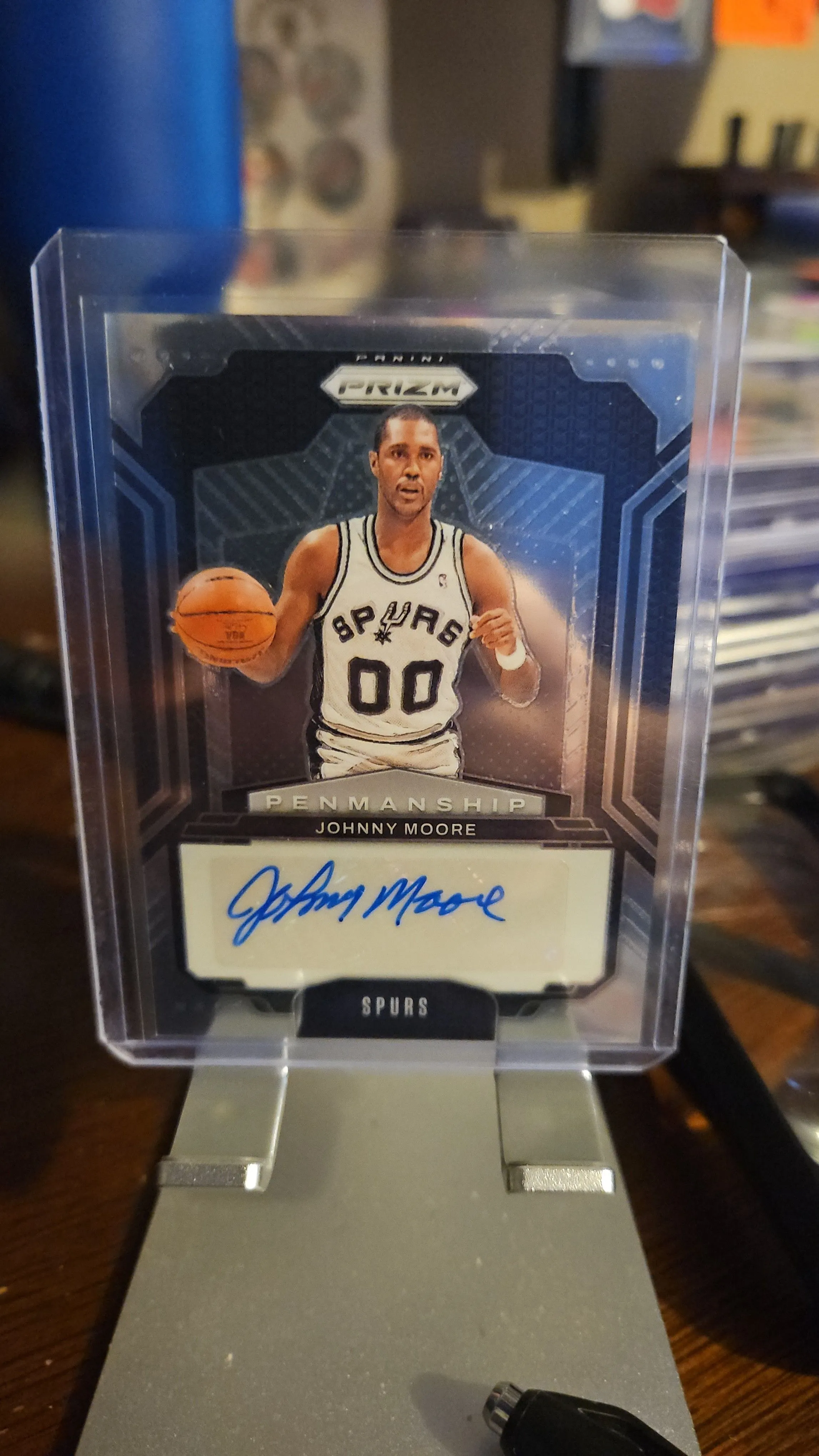 Product image for Johnny Moore Auto ...2024-2025 Prizm Penmanship Auto...Spurs